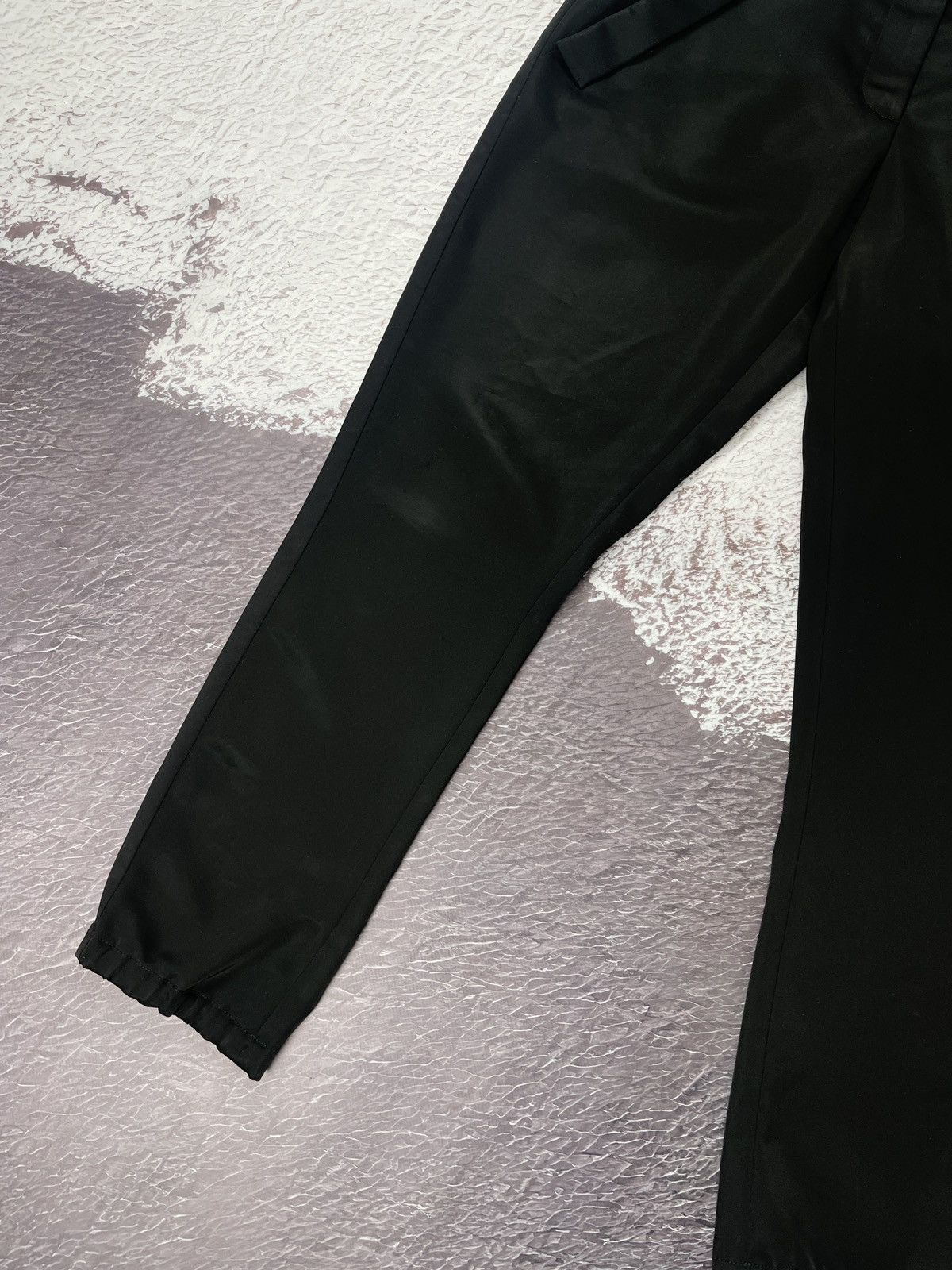 Prada Prada bondage style black triacetate shimmer women’s pants Size 27" / US 4 / IT 40 - 5 Thumbnail