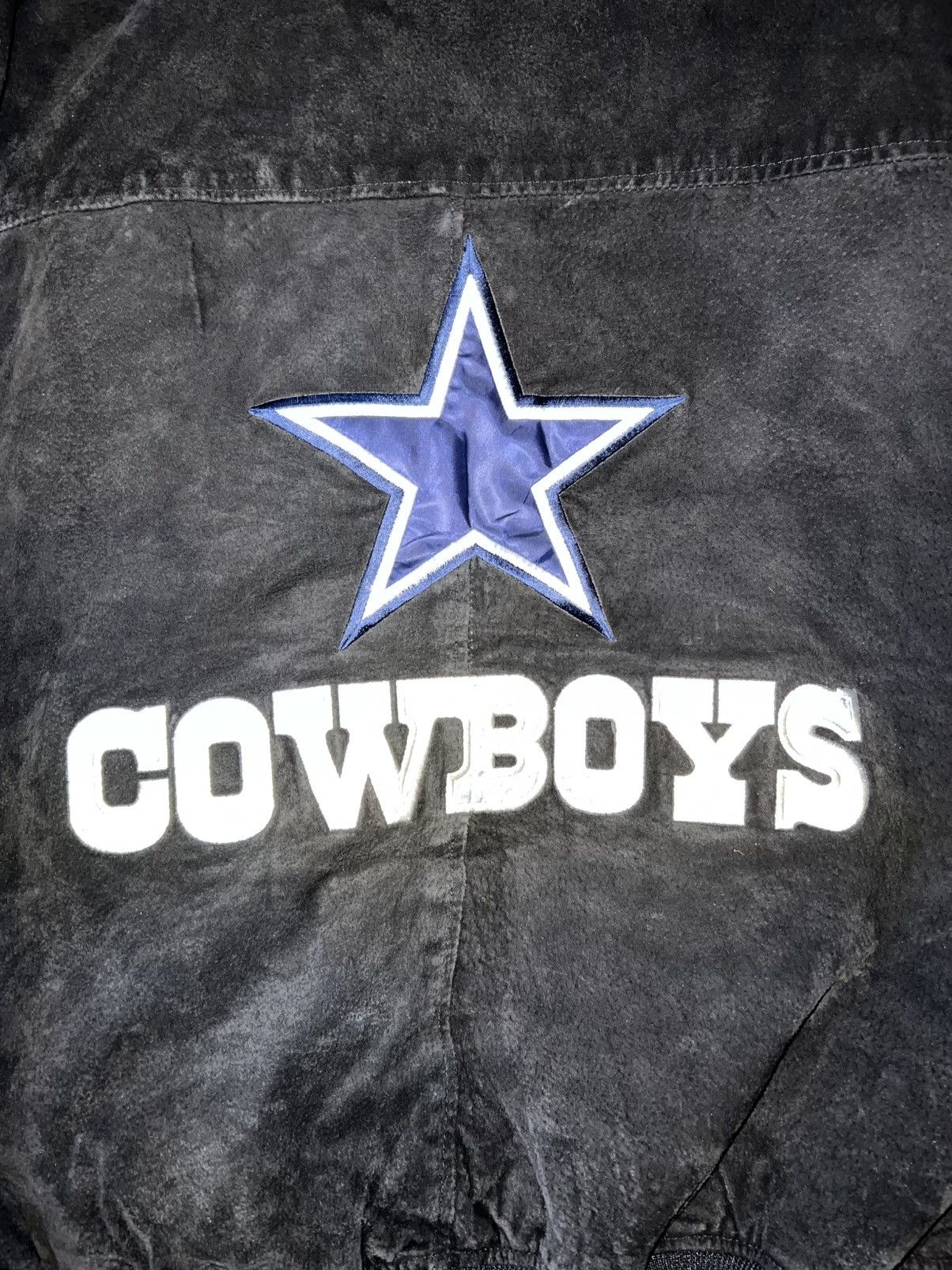 NFL Dallas Cowboys Suede Jacket Size US L / EU 52-54 / 3 - 4 Thumbnail