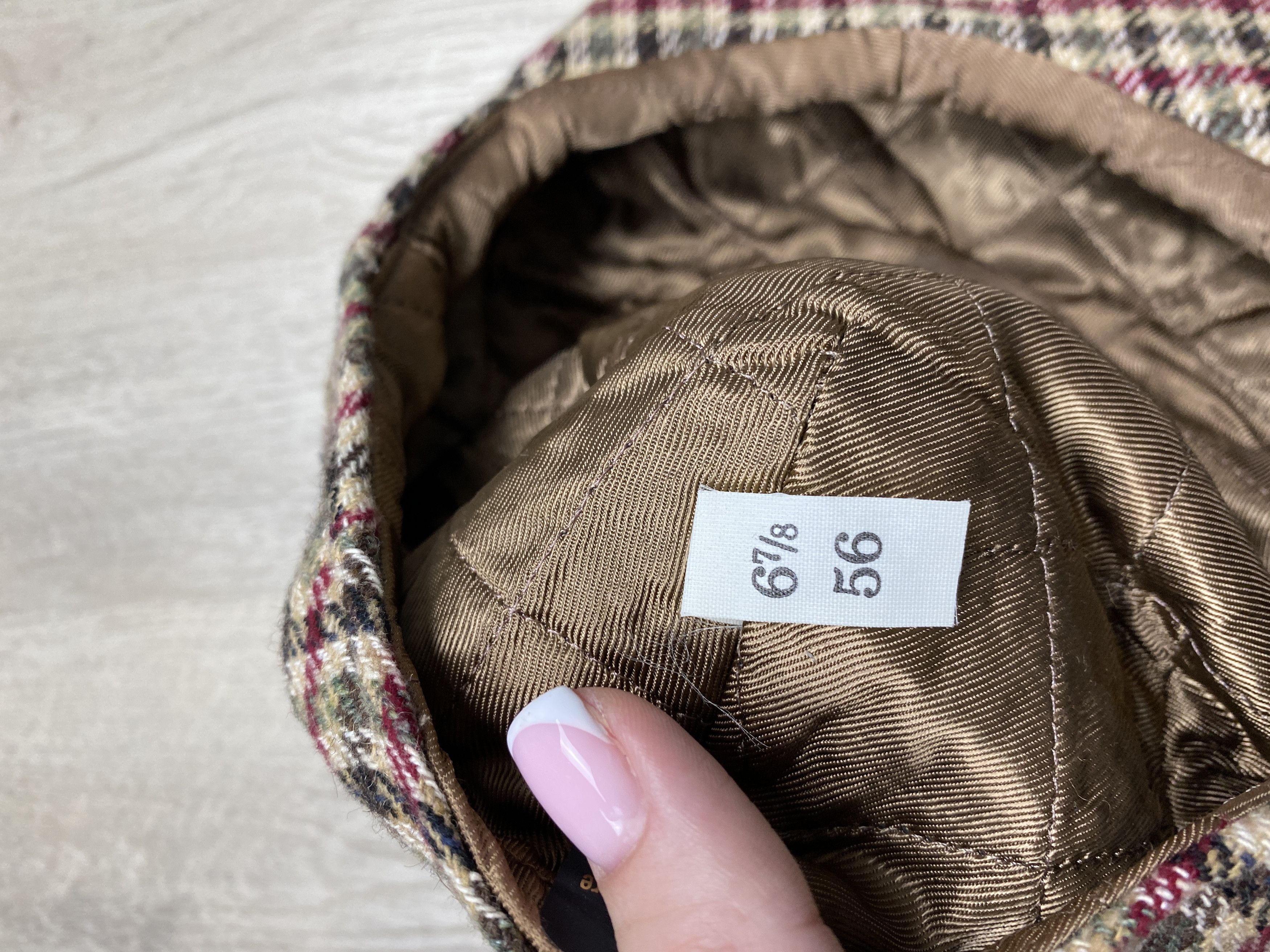 Vintage Vintage Mens Wool Flat Cap Hat Size ONE SIZE - 9 Thumbnail