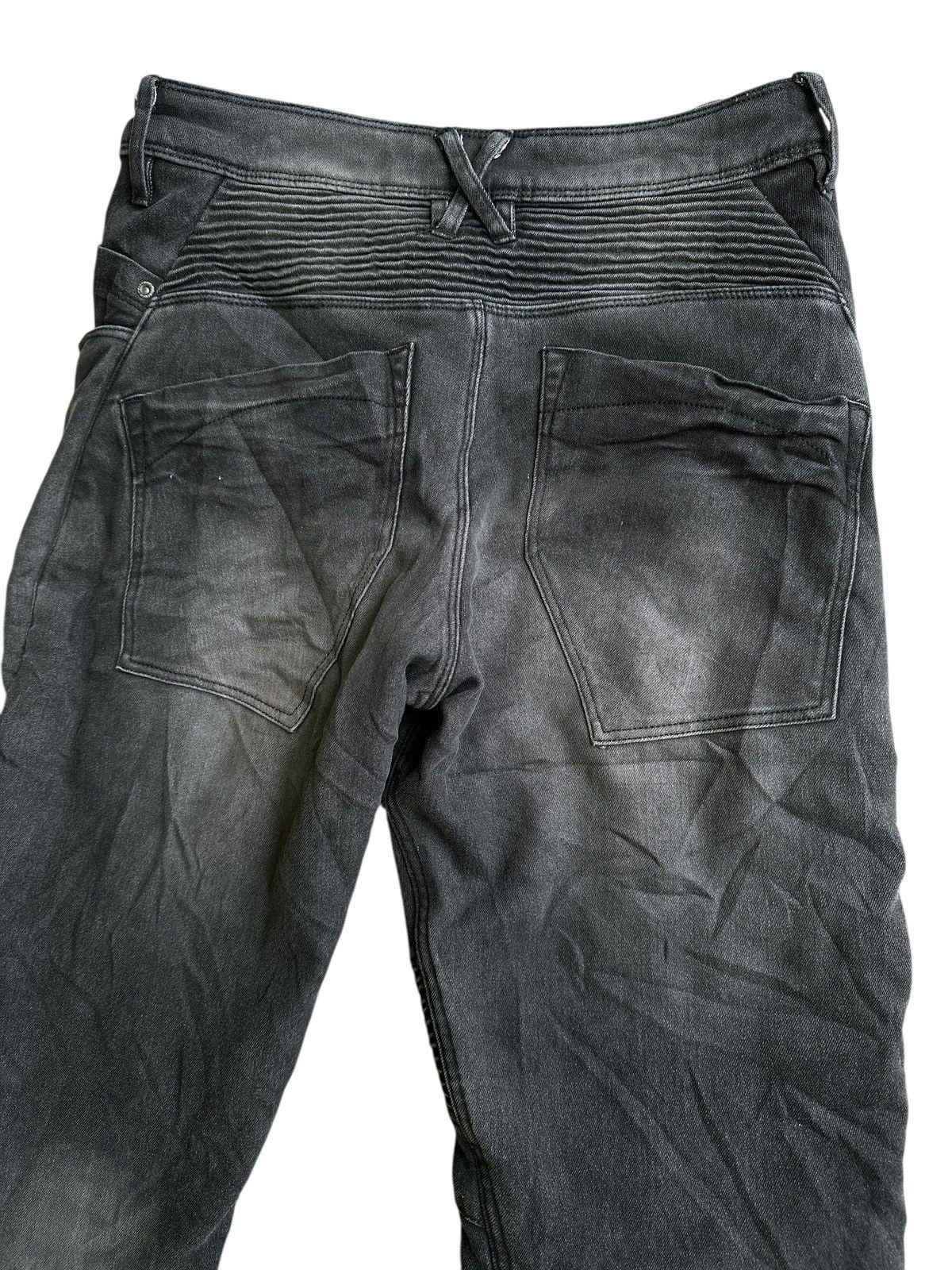 Japanese Brand Sun Faded Fieldcore Biker Denim 🎌💥 Size US 30 / EU 46 - 3 Thumbnail