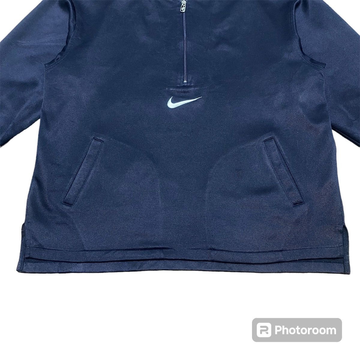 Vintage Rare‼️🔥Vintage Nike Center Swoosh Embroidery Half Zipper Size US L / EU 52-54 / 3 - 5 Thumbnail