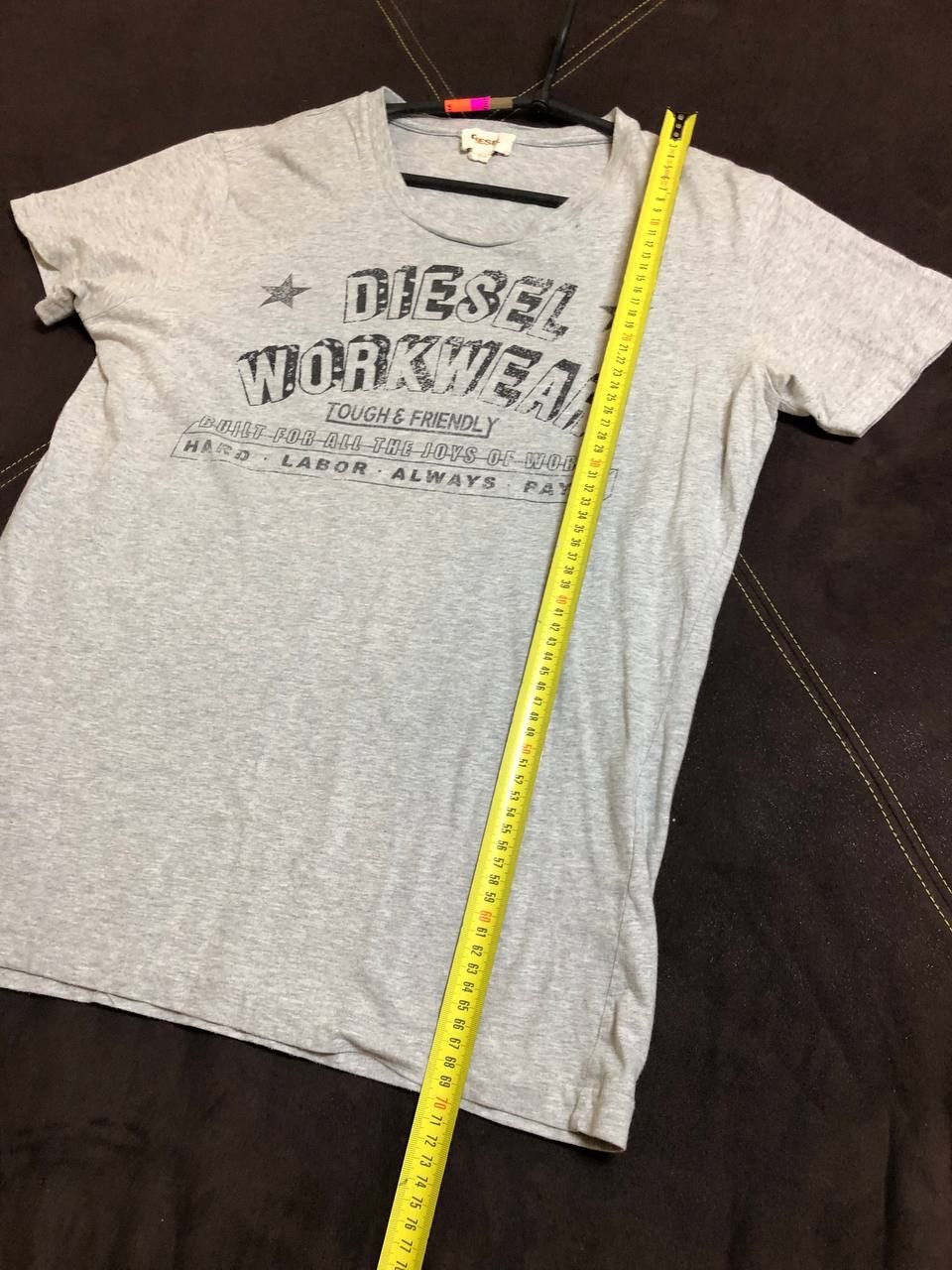 Diesel Y2K Diesel Spellout Script Logo Vintage T Shirt Rare Size US XL / EU 56 / 4 - 6 Thumbnail