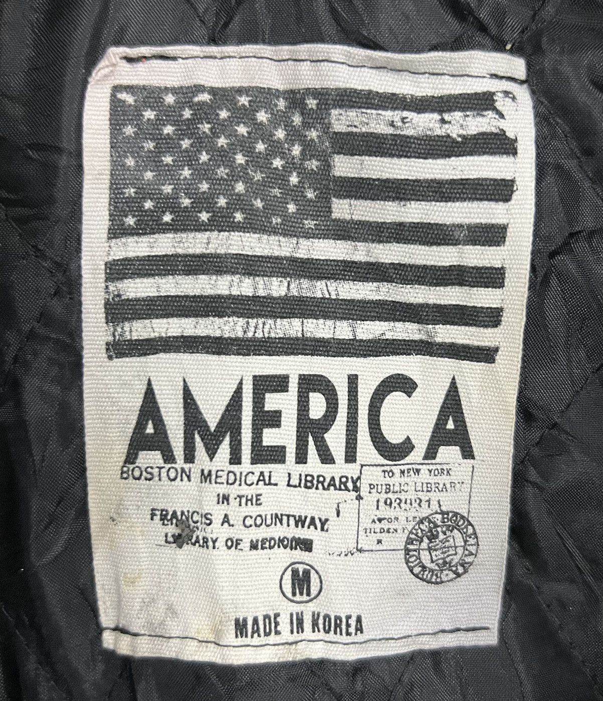 Vintage VINTAGE AMERICA BOSTON MEDICAL LIBRARY JACKET HOODIE Size US M / EU 48-50 / 2 - 14 Thumbnail