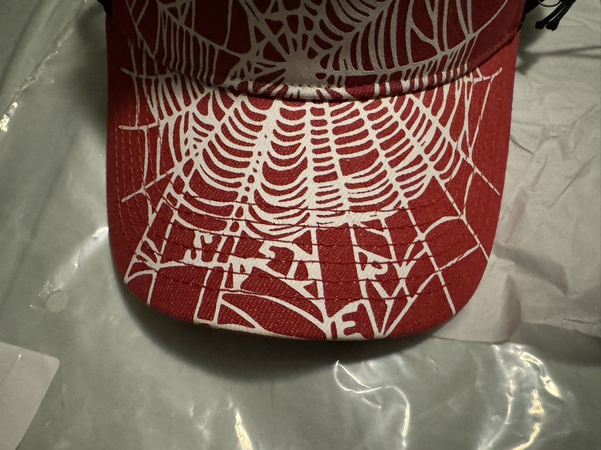 Sp5der Sp5der Denim OG Web V2 Trucker Hat Red Size ONE SIZE - 11 Thumbnail