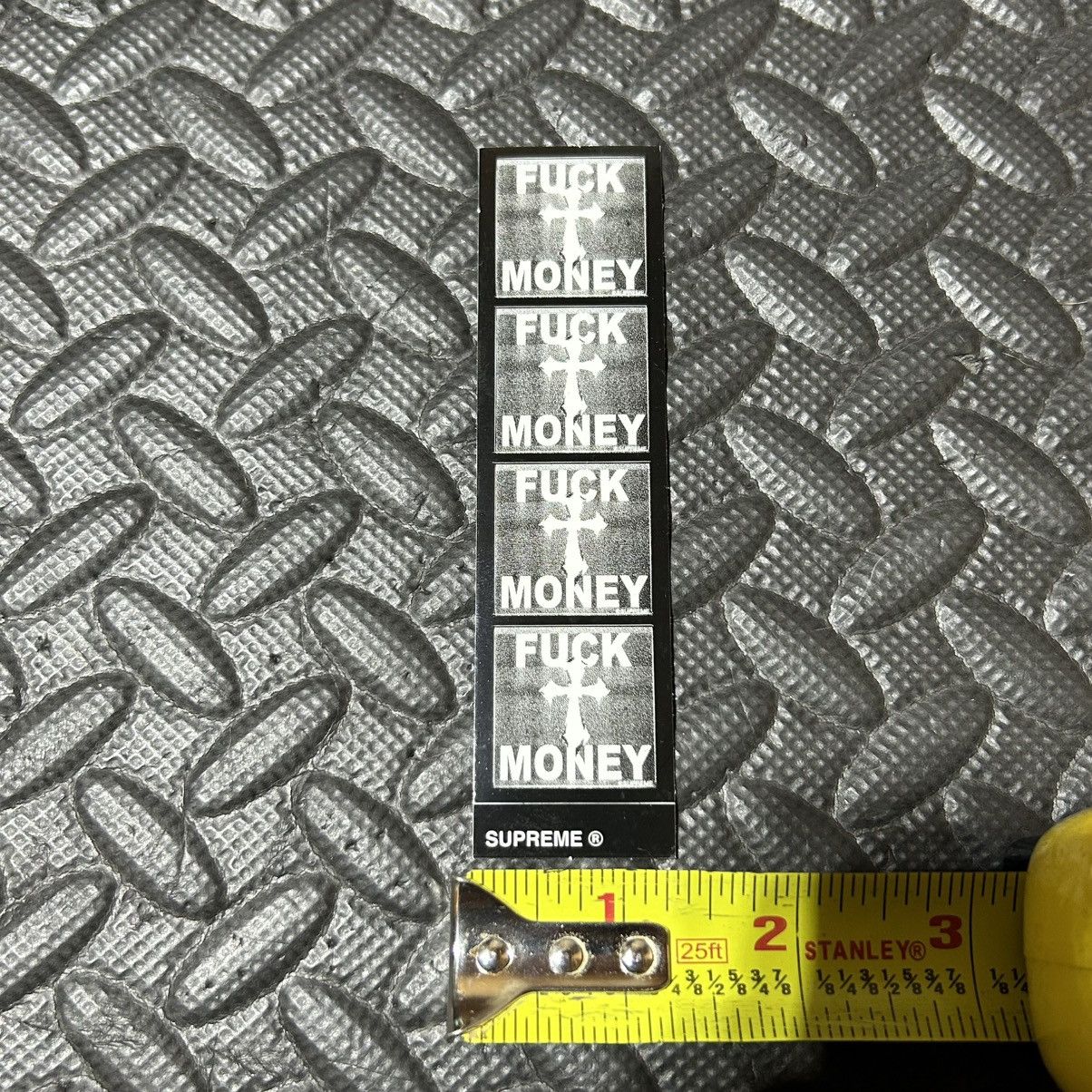 Supreme Supreme F*** Money Cross Religious Sticker Decal FW24 Size ONE SIZE - 4 Thumbnail
