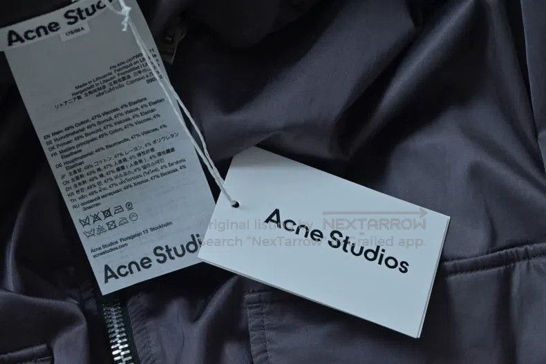 Acne Studios Acne Studios Shoulder cuff nylon jacket Size US S / EU 44-46 / 1 - 6 Thumbnail