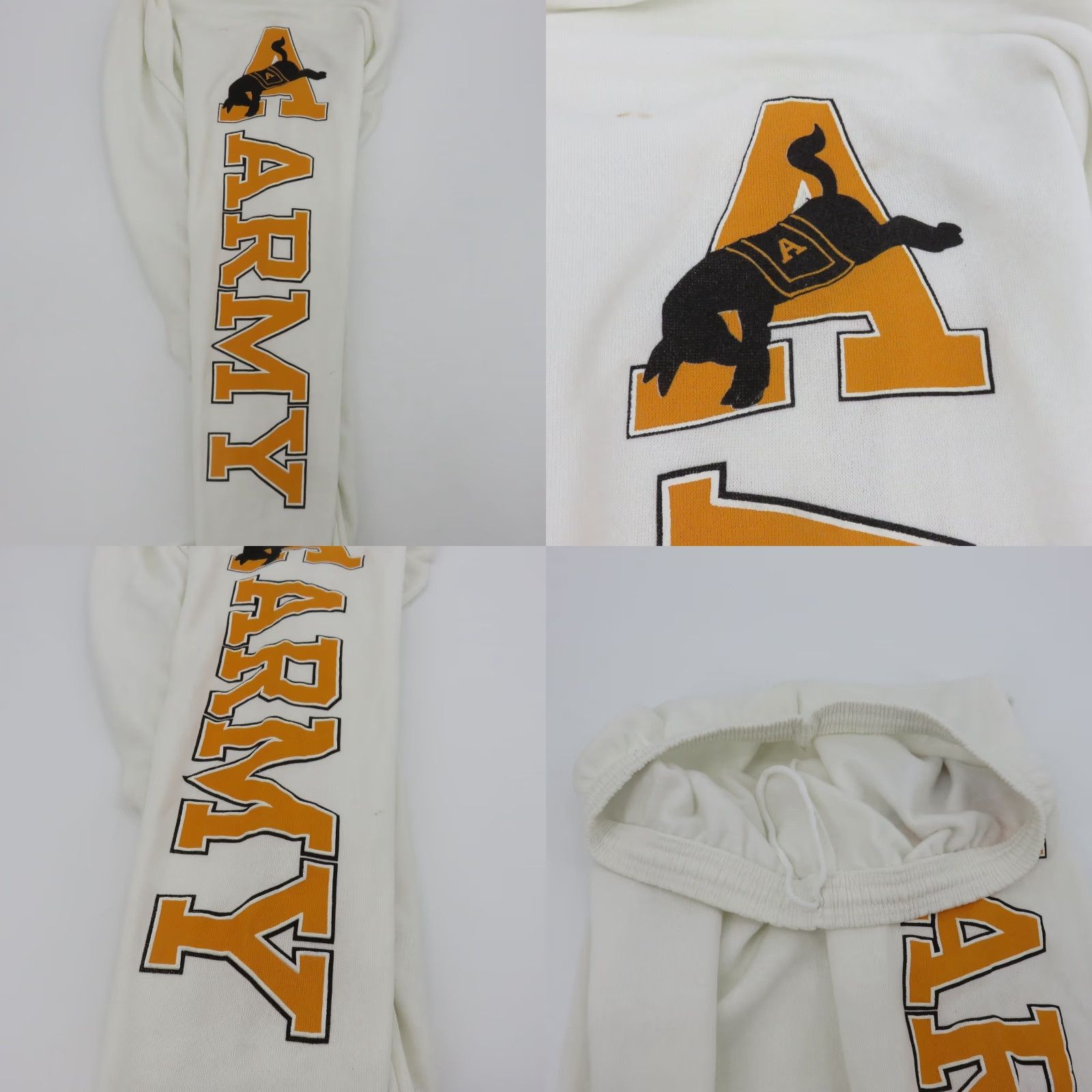 Spell VTG Army Black Knights Men Large White Jogger Sweatpants Size US 33 - 9 Thumbnail