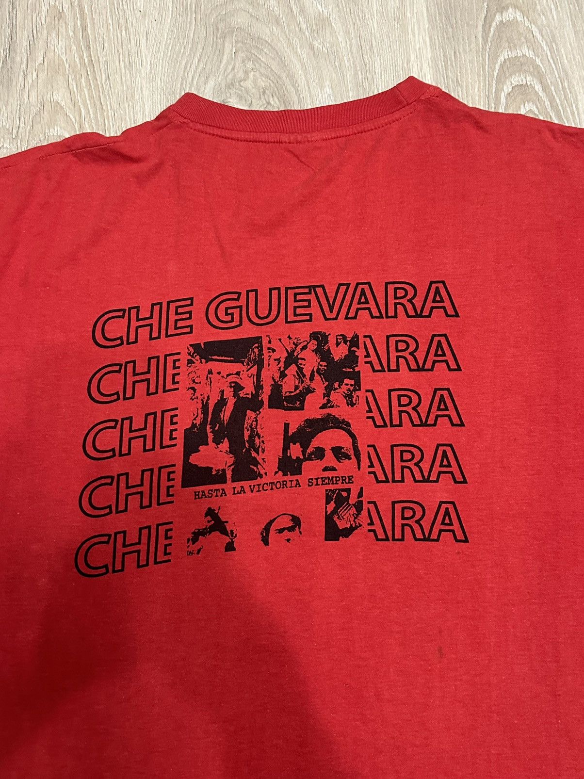 Band Tees × Vintage Vintage Che Guevara Rage Big Logo 90s t-shirt Size US XXL / EU 58 / 5 - 5 Thumbnail