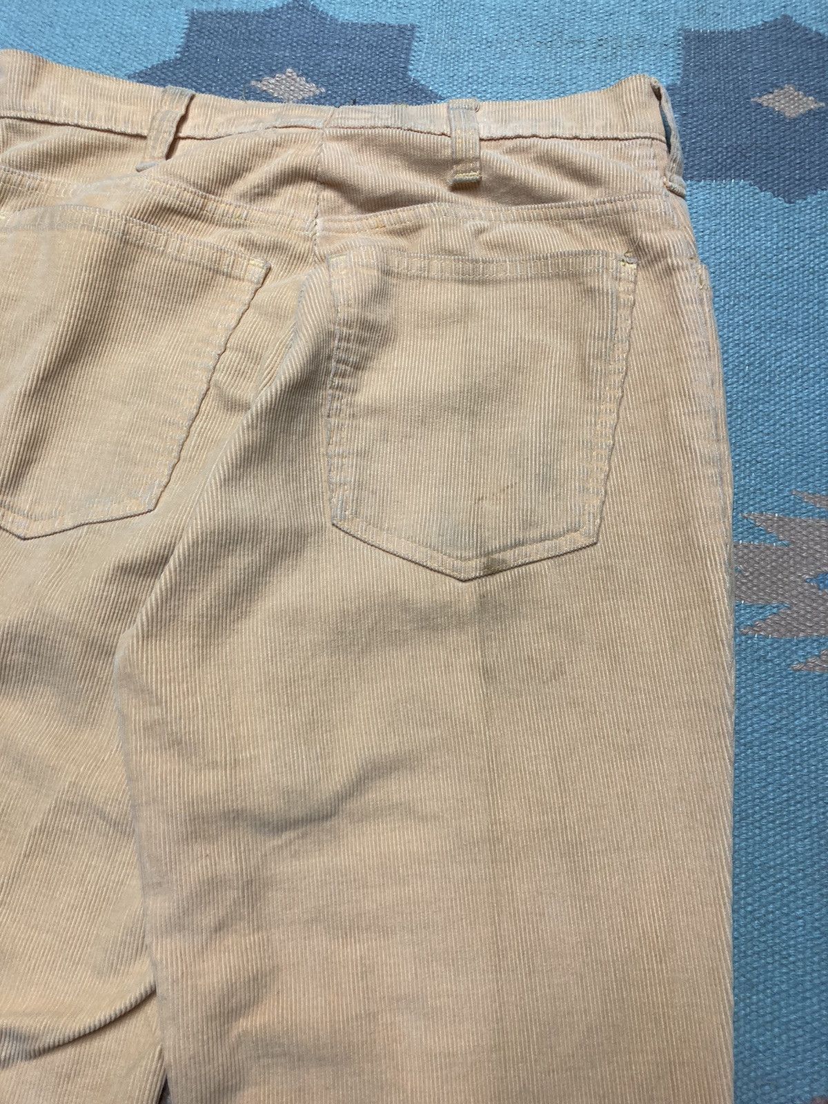 Vintage 70s corduroy bell bottom pants flare JCPenney hippie 30x33 Size 30" / US 8 / IT 44 - 4 Thumbnail