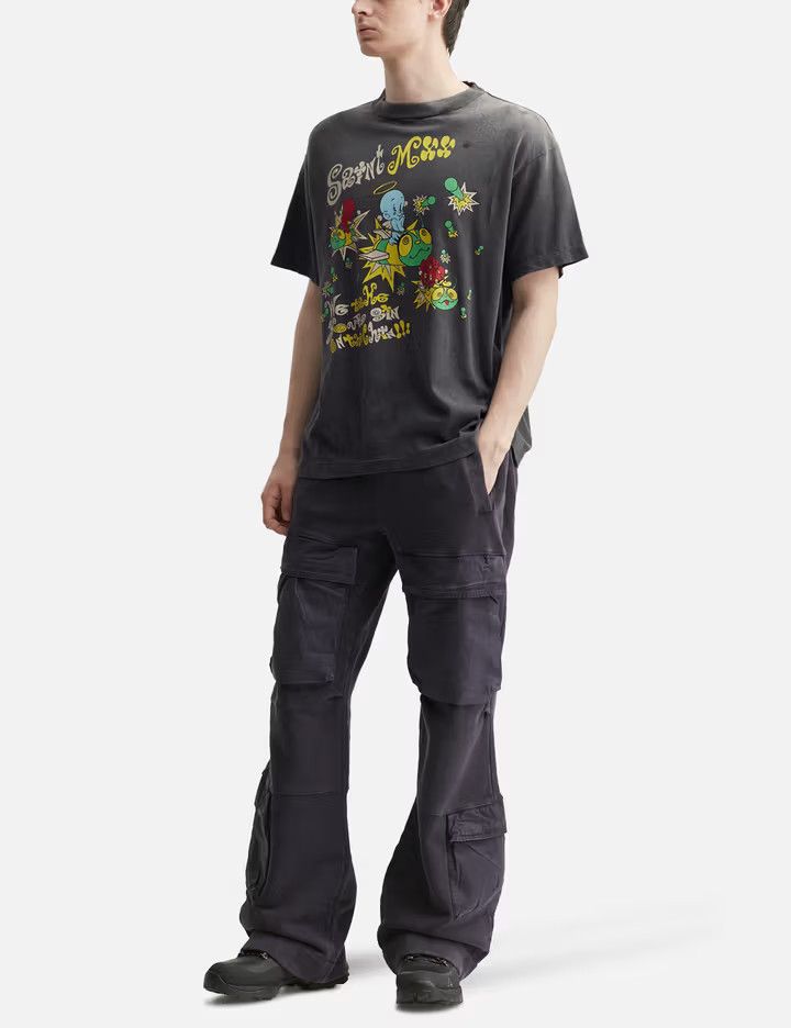 Saint Michael o1mle0326 Saint MX6 Short Sleeve Tee Shirt in Black Size US XXL / EU 58 / 5 - 5 Thumbnail