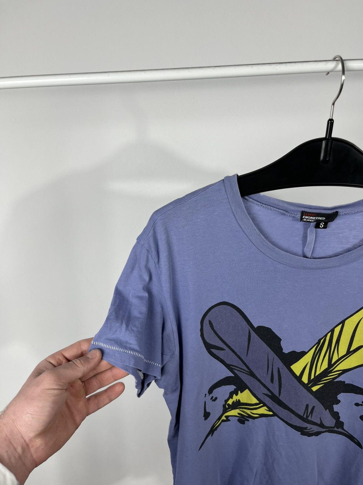 Levi's Levi’s Engineered Jeans Graphic T Shirt Purple Size S Size US S / EU 44-46 / 1 - 4 Thumbnail