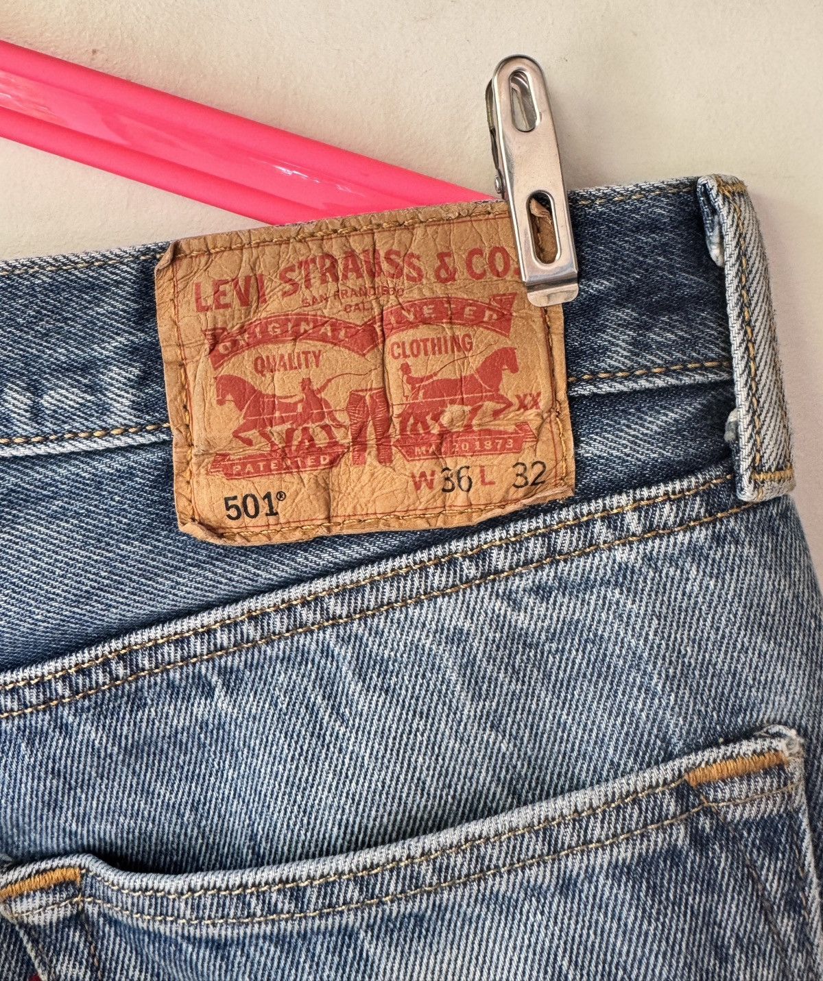 Levi's LEVIS 501 JEANS Size US 34 / EU 50 - 10 Thumbnail