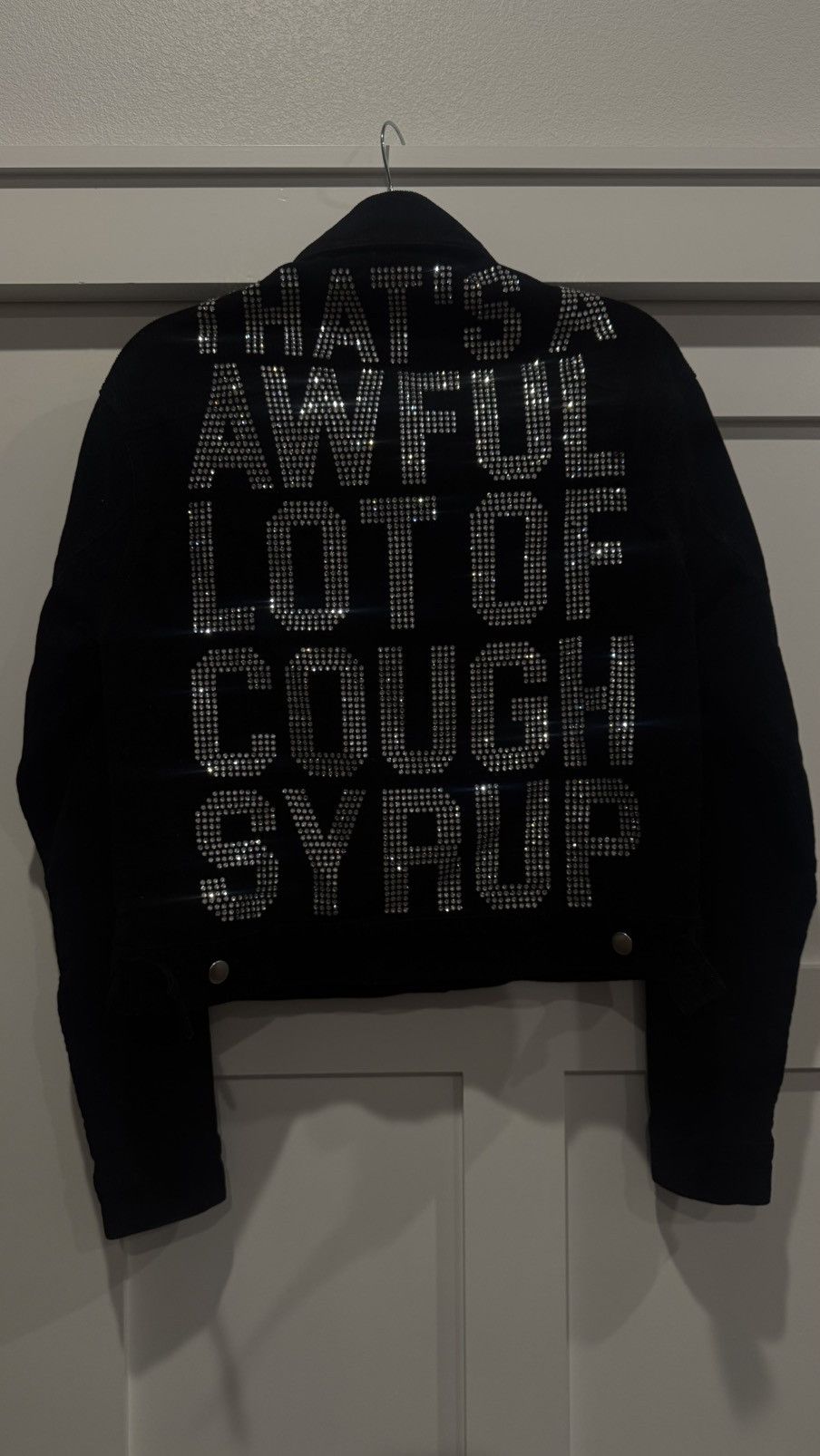 Awful Lot of Cough Syrup That’s A Awful Lot of Cough Syrup Rhinestone Jacket Black Size US S / EU 44-46 / 1 - 1 Thumbnail