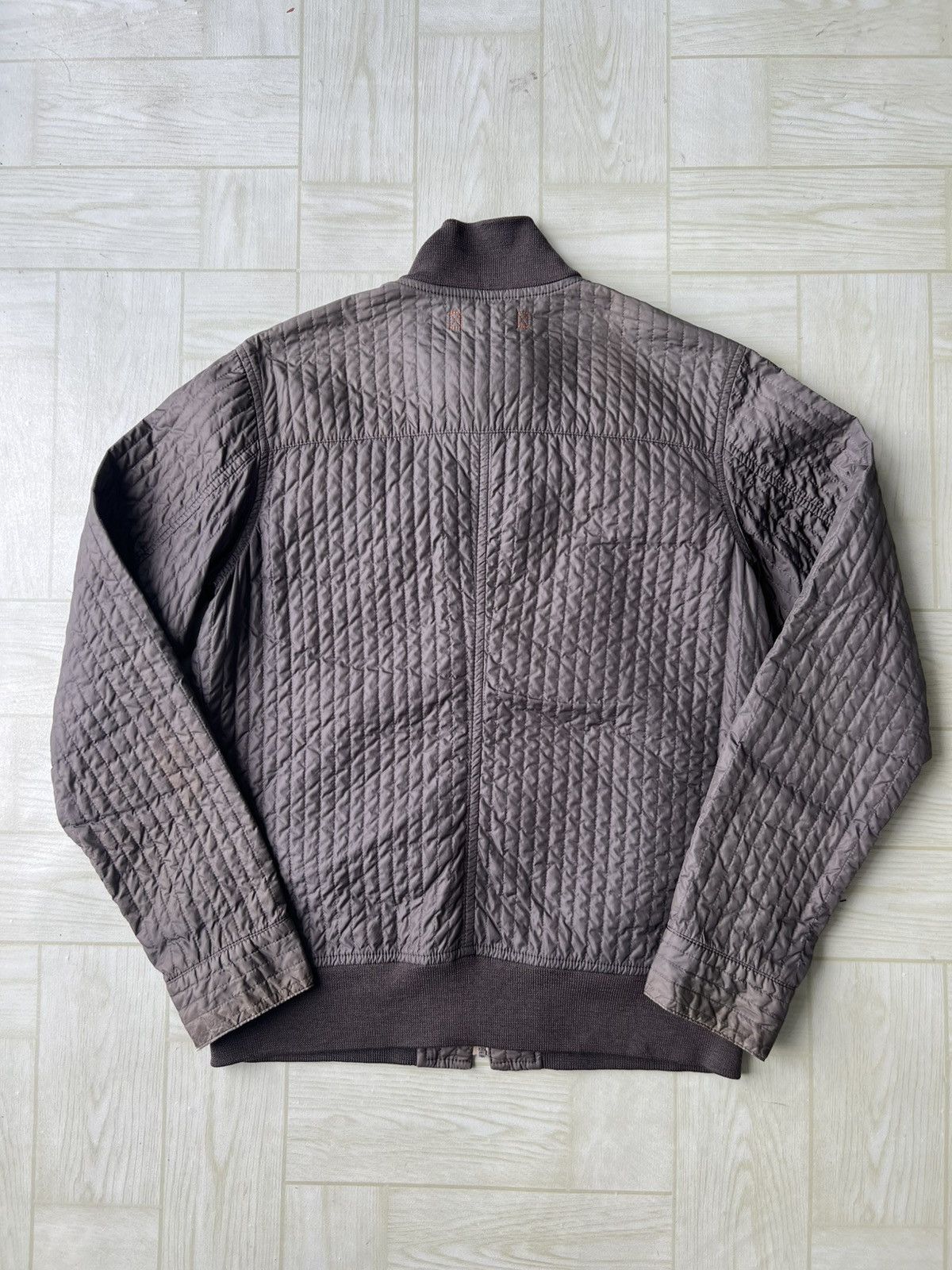 Issey Miyake OG Issey Miyake Men Bondage Zipper Pocket Quilted Bomber Jkt Size US M / EU 48-50 / 2 - 3 Thumbnail