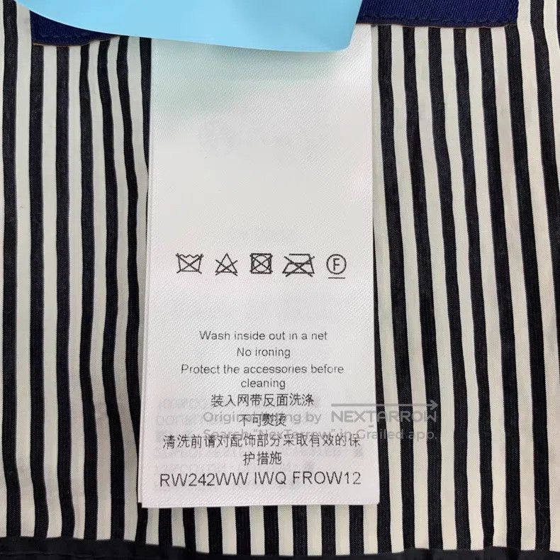 Louis Vuitton Louis Vuitton 24 Carrier Grey Vertical Stripe Cotton Hoode Size XXS / US 00 / IT 34 - 6 Thumbnail