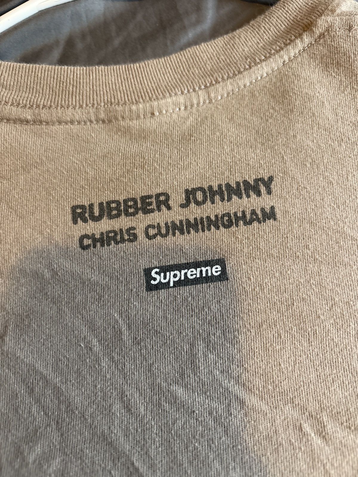 Supreme Supreme Rubber Johnson Tee Size US M / EU 48-50 / 2 - 4 Thumbnail