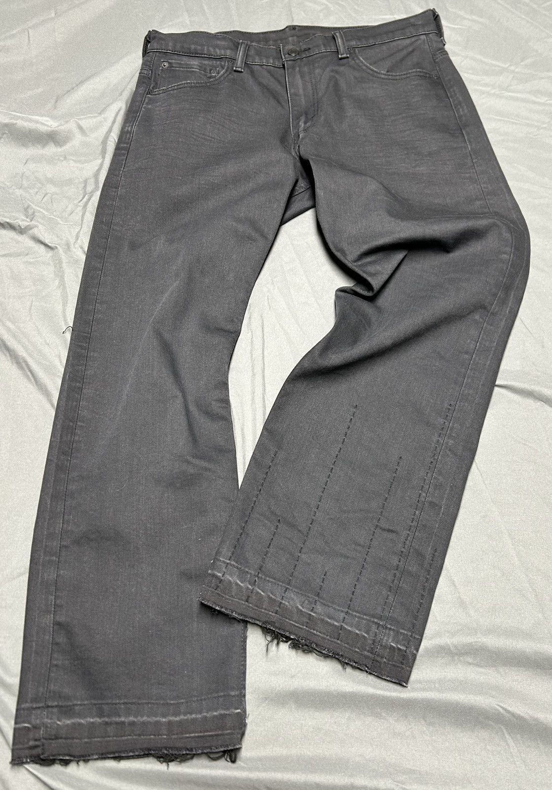 Levi's Levi’s 569 Sashiko Hand Stitched 1/1 Upcycled Unique Size US 33 - 8 Thumbnail