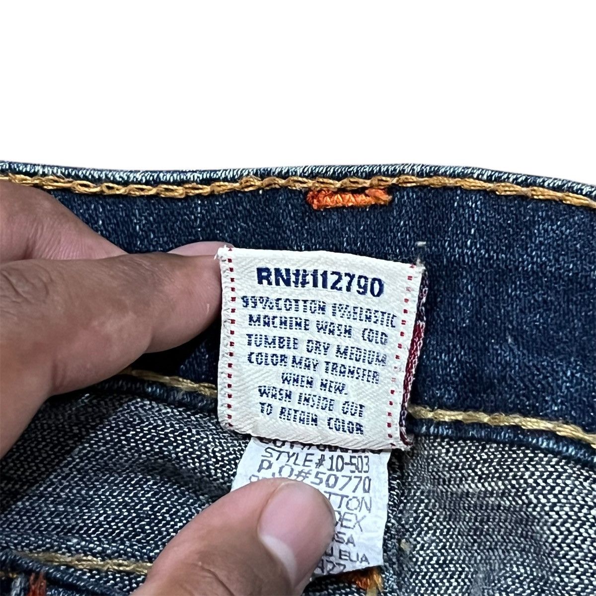 True Religion “TRUE RELIGION” SUPER FLARE JEANS Size 28" / US 6 / IT 42 - 13 Thumbnail