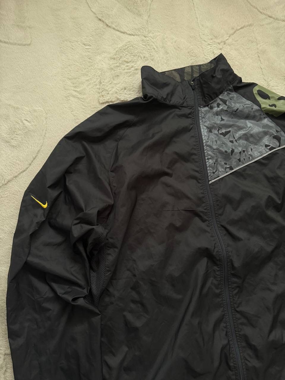 Nike Vintage Nike Windbreaker Jacket Grey Fit Storm Athletic zip Size US XL / EU 56 / 4 - 5 Thumbnail