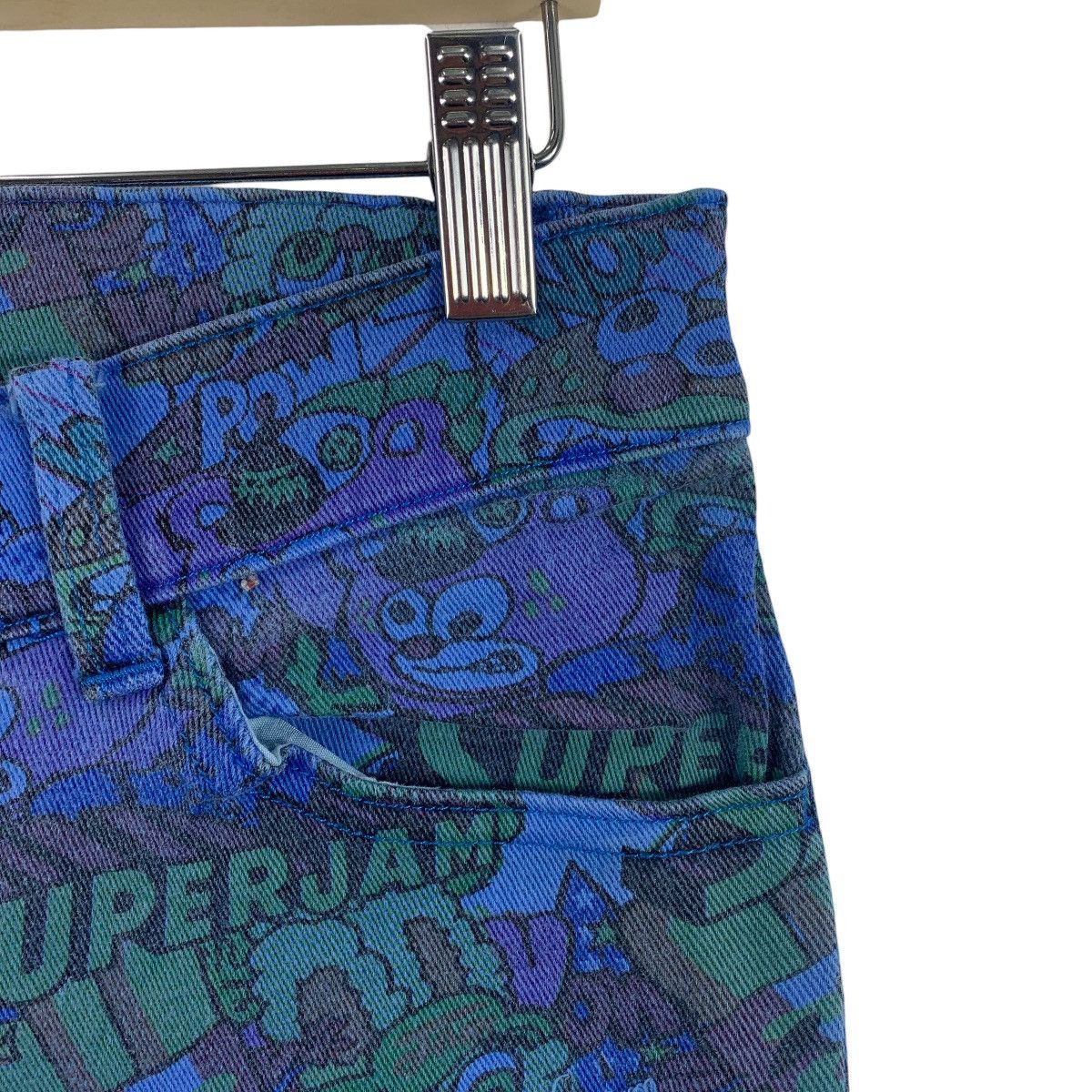 Japanese Brand JAM JOYFULL and MONSTER full print superjam slim fit pants Size 30" / US 8 / IT 44 - 7 Thumbnail