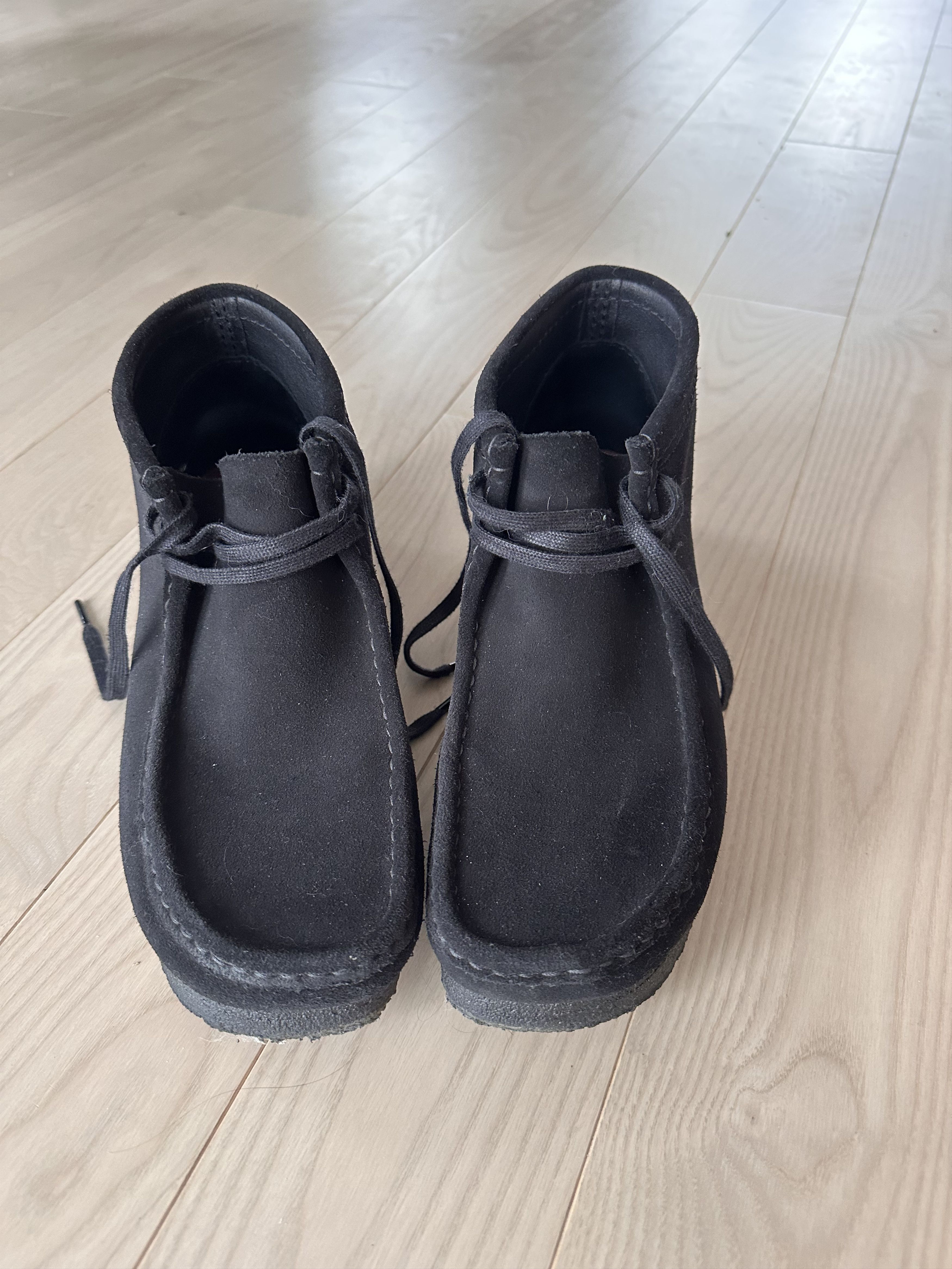 Clarks CLARKS Originals Wallabee Boots Black Suede Size US 10.5 / EU 43-44 - 3 Thumbnail