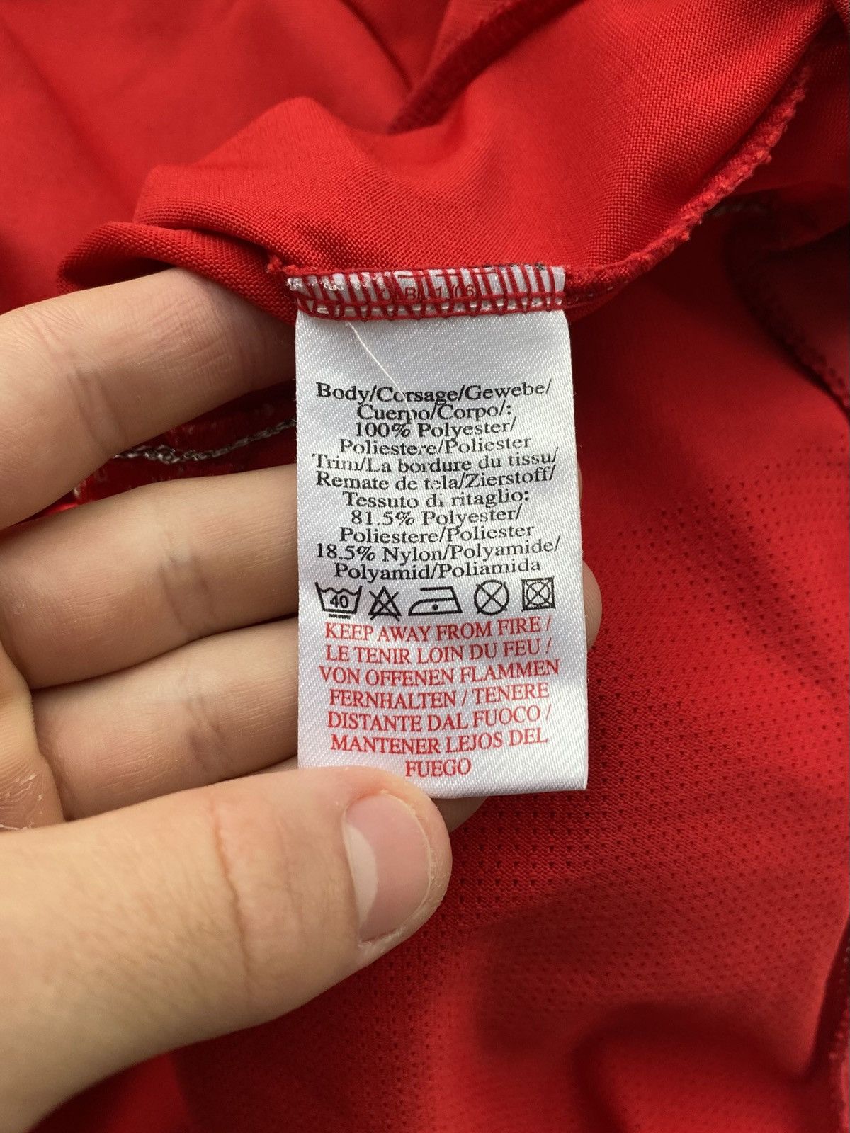 Umbro England National Team Gerrard 4 Red Away Jersey Three Lions Size US M / EU 48-50 / 2 - 7 Thumbnail