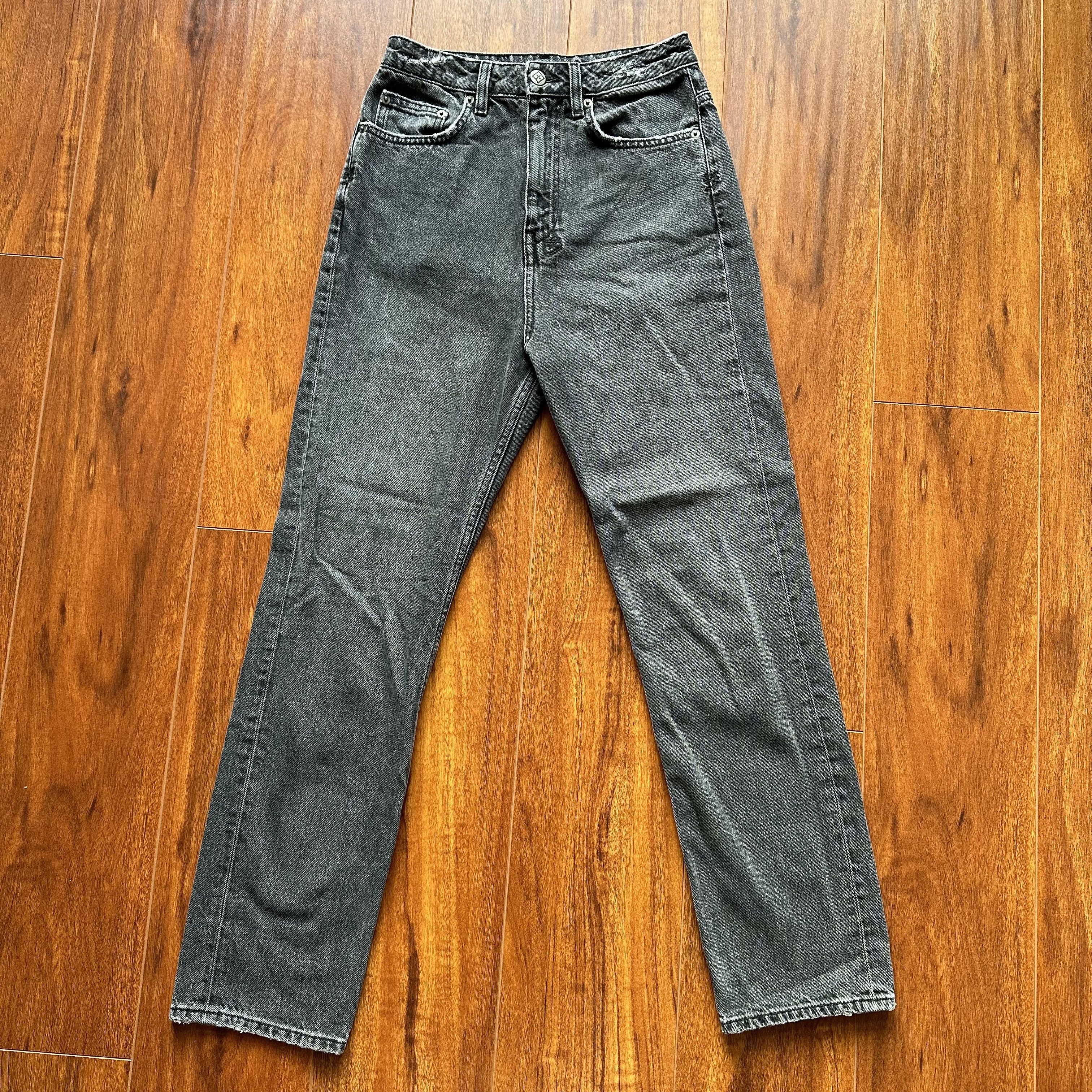 image of Ss20 Kith x Ksubi Chlo Wasted Jeans Eclipze High Waist in Eclipze Black Gray Grey, Women's (Size 24