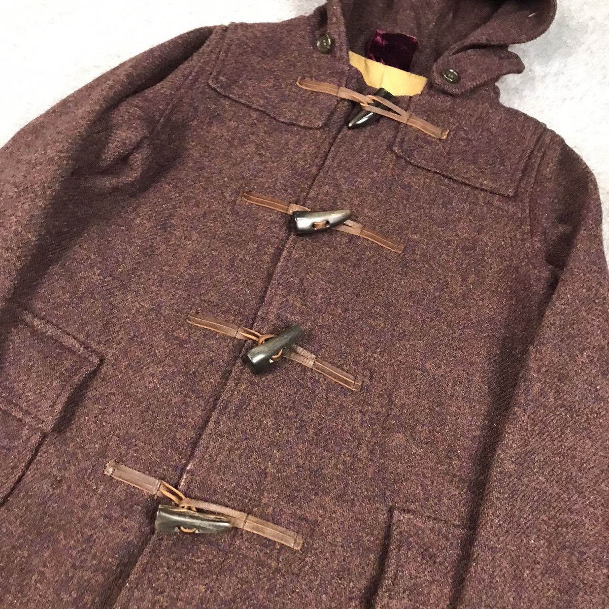 Harris Tweed × Japanese Brand HARRIS TWEED DUFFUR WOOL JACKET Size US S / EU 44-46 / 1 - 6 Thumbnail