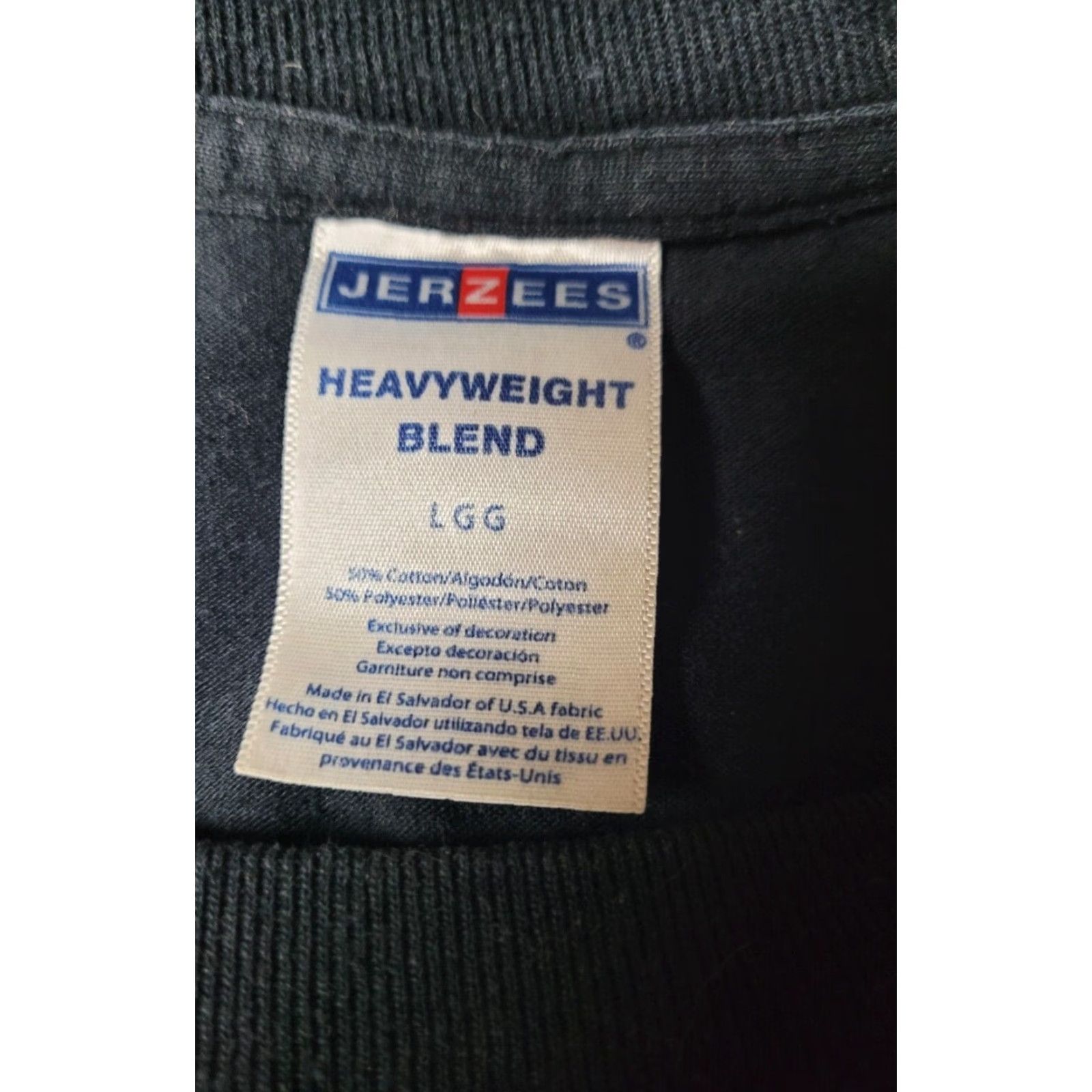 Jerzees VINTAGE Jerzees T-Shirt Black Short Sleeve Large Columbus OH Before the Eyewall Band Heavy Metal Graphic Tee Mens Size US L / EU 52-54 / 3 - 3 Thumbnail