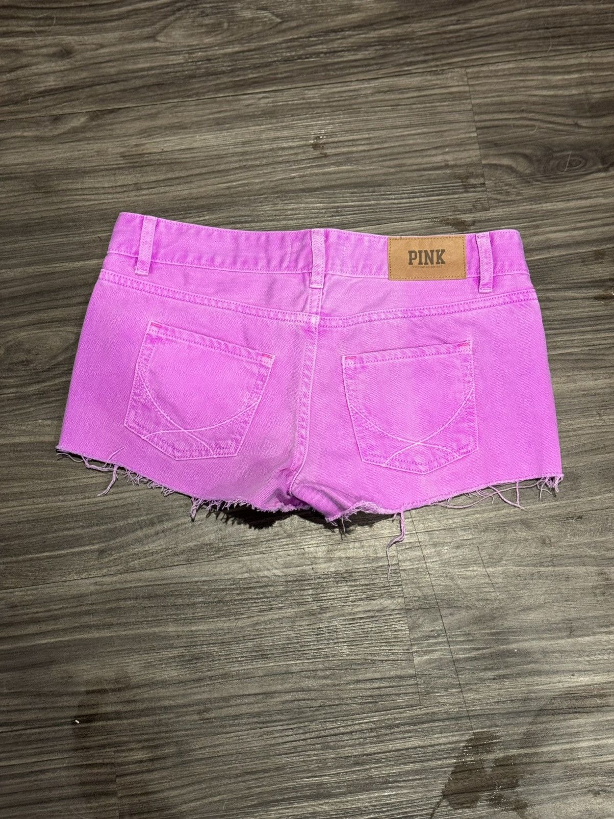 Victoria's Secret PINK Victoria’s Secret Neon Denim Shorts Size 2 Y2K Cut Off Size 26" / US 2 / IT 38 - 2 Thumbnail