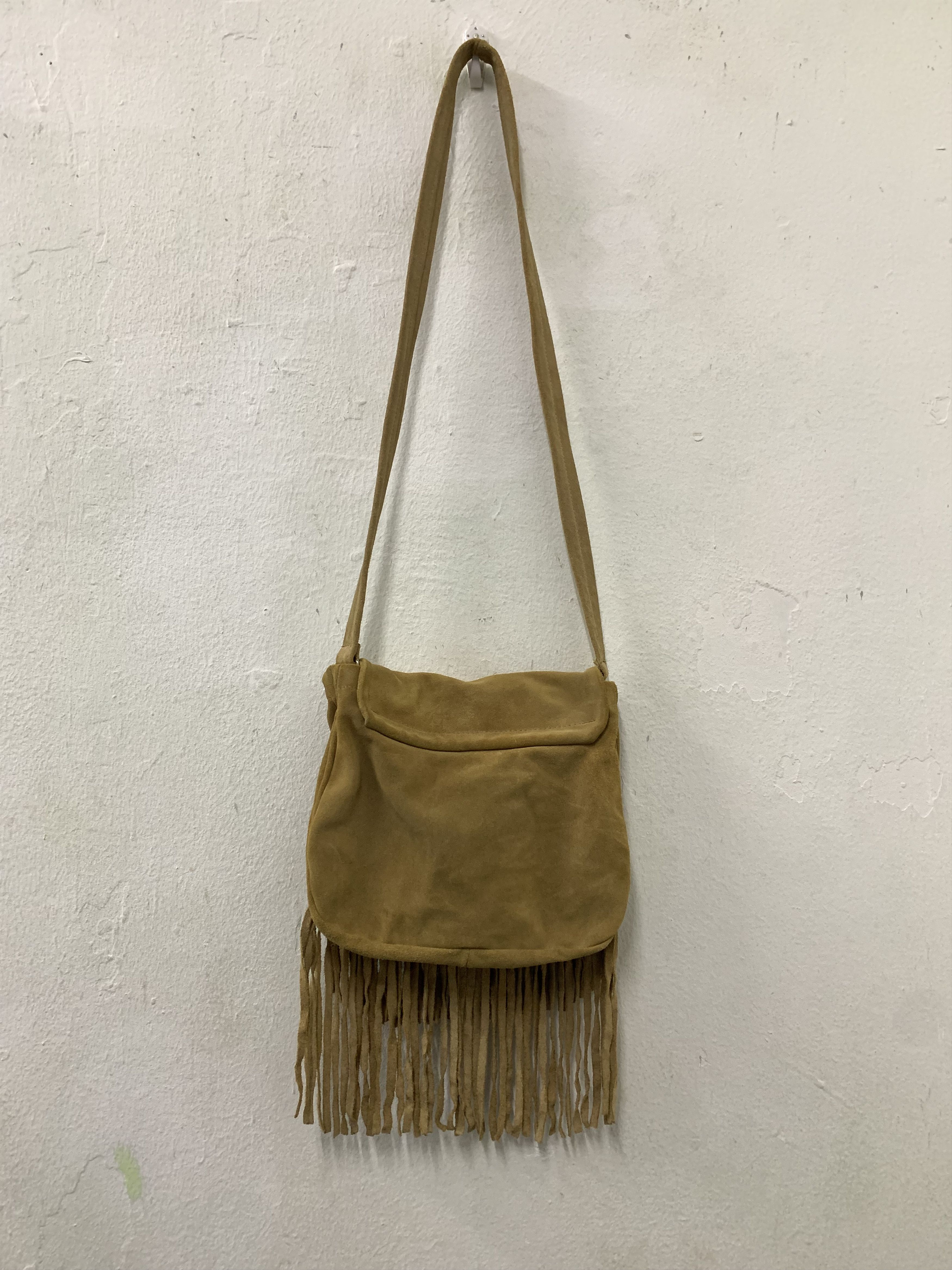 Vintage Deer Leather Berlin Glove Crossbody Leather Fringed Size ONE SIZE - 2 Thumbnail