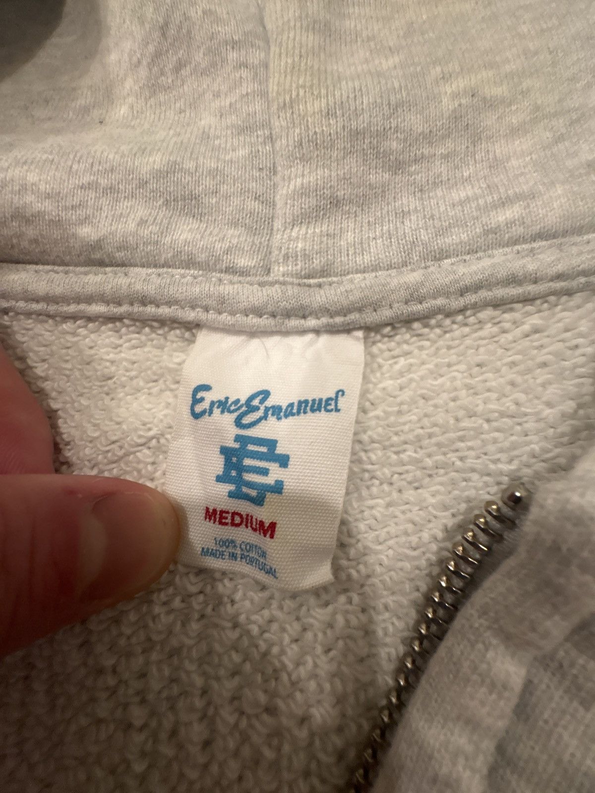 Eric Emanuel Eric Emanuel Gray Zip-up Hoodie Size US M / EU 48-50 / 2 - 4 Thumbnail