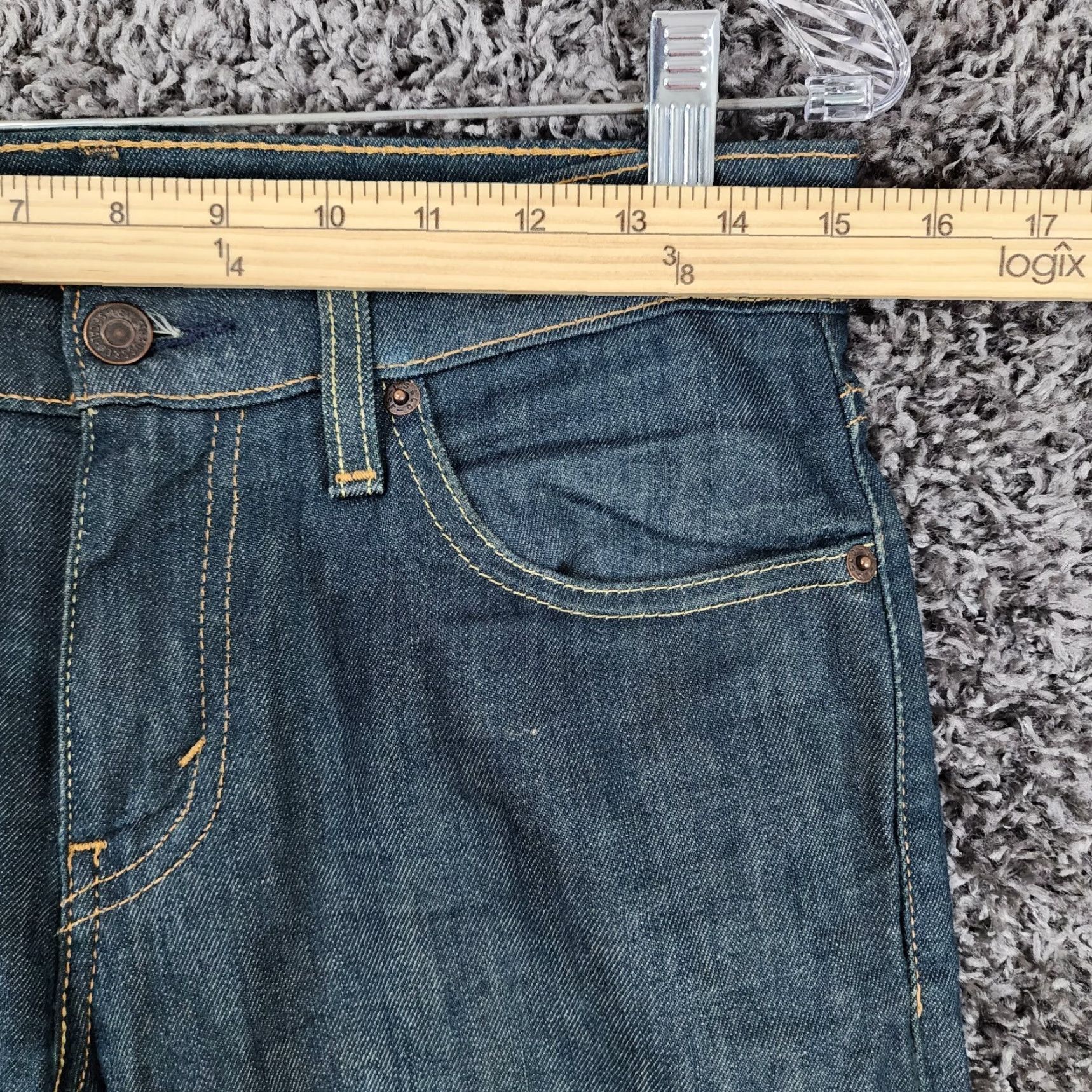 Levi's VINTAGE? No. Use: Levi's 511 Jeans Straight Men 30x30 Blue 30 Inseam Mens - Levi's 511 Straight Leg Jeans, Size 30, Blue, Men Size US 30 / EU 46 - 3 Thumbnail