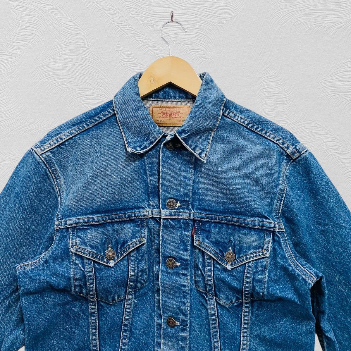 Levi's Vintage 90s Levis trucker jacket denim Size US M / EU 48-50 / 2 - 3 Thumbnail