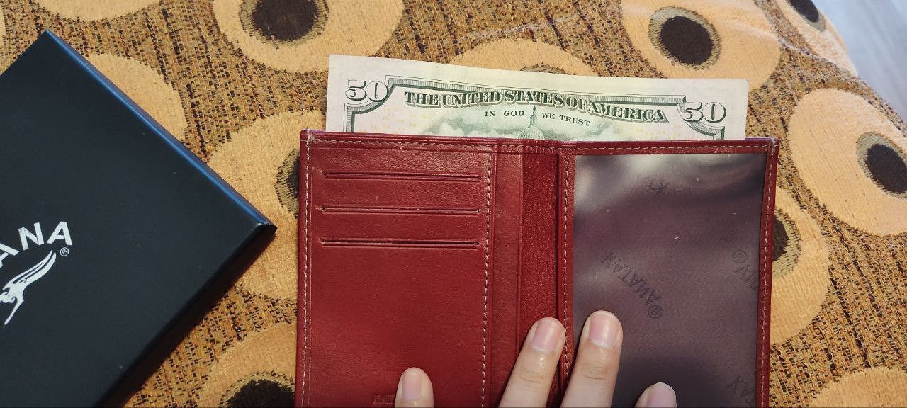 Leather Women's leather Wallet Scarlet red Size ONE SIZE - 7 Thumbnail