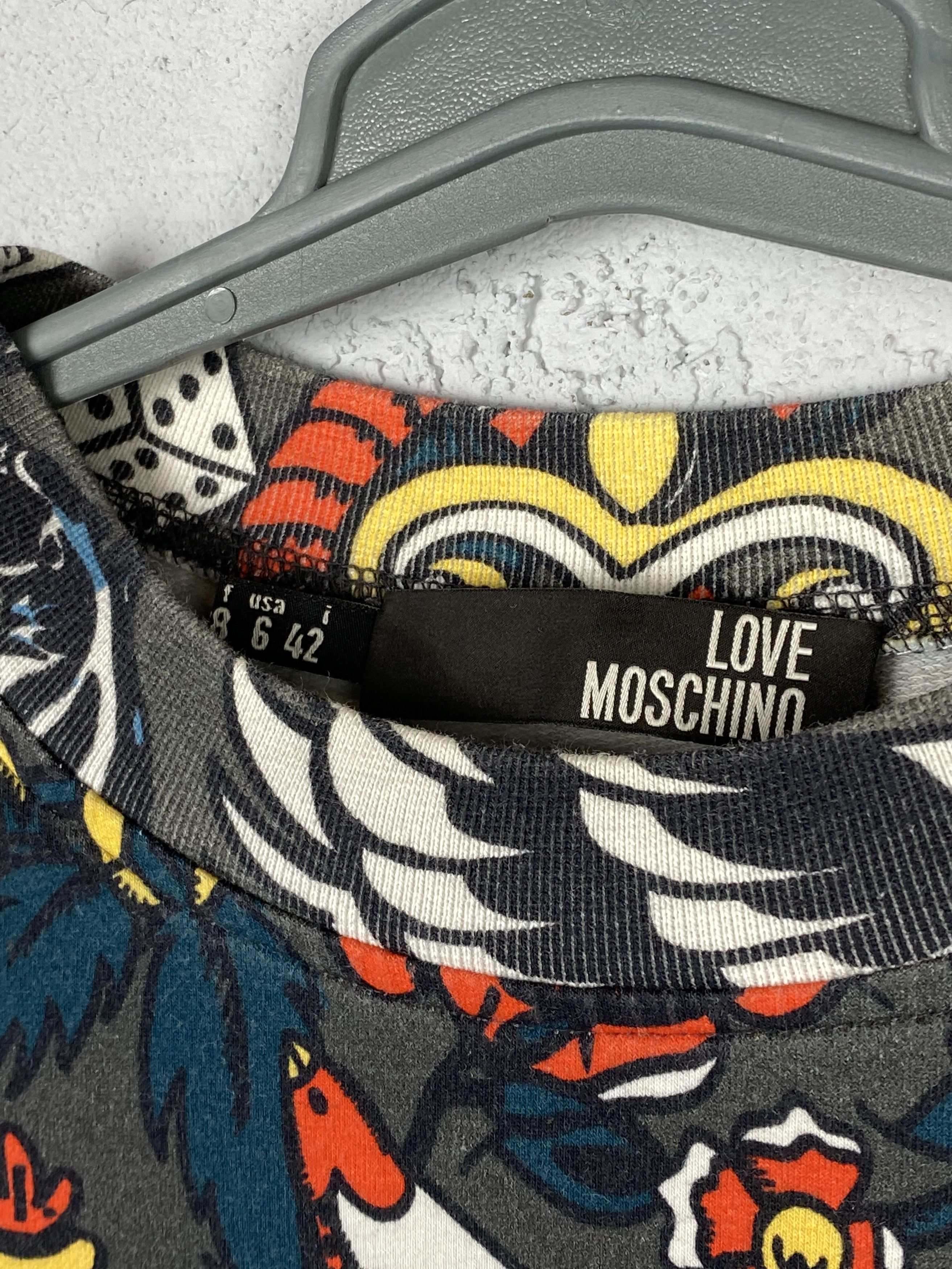 Moschino × Vintage Moschino Tattoo Crewneck Sweatshirt Size S / US 4 / IT 40 - 6 Thumbnail