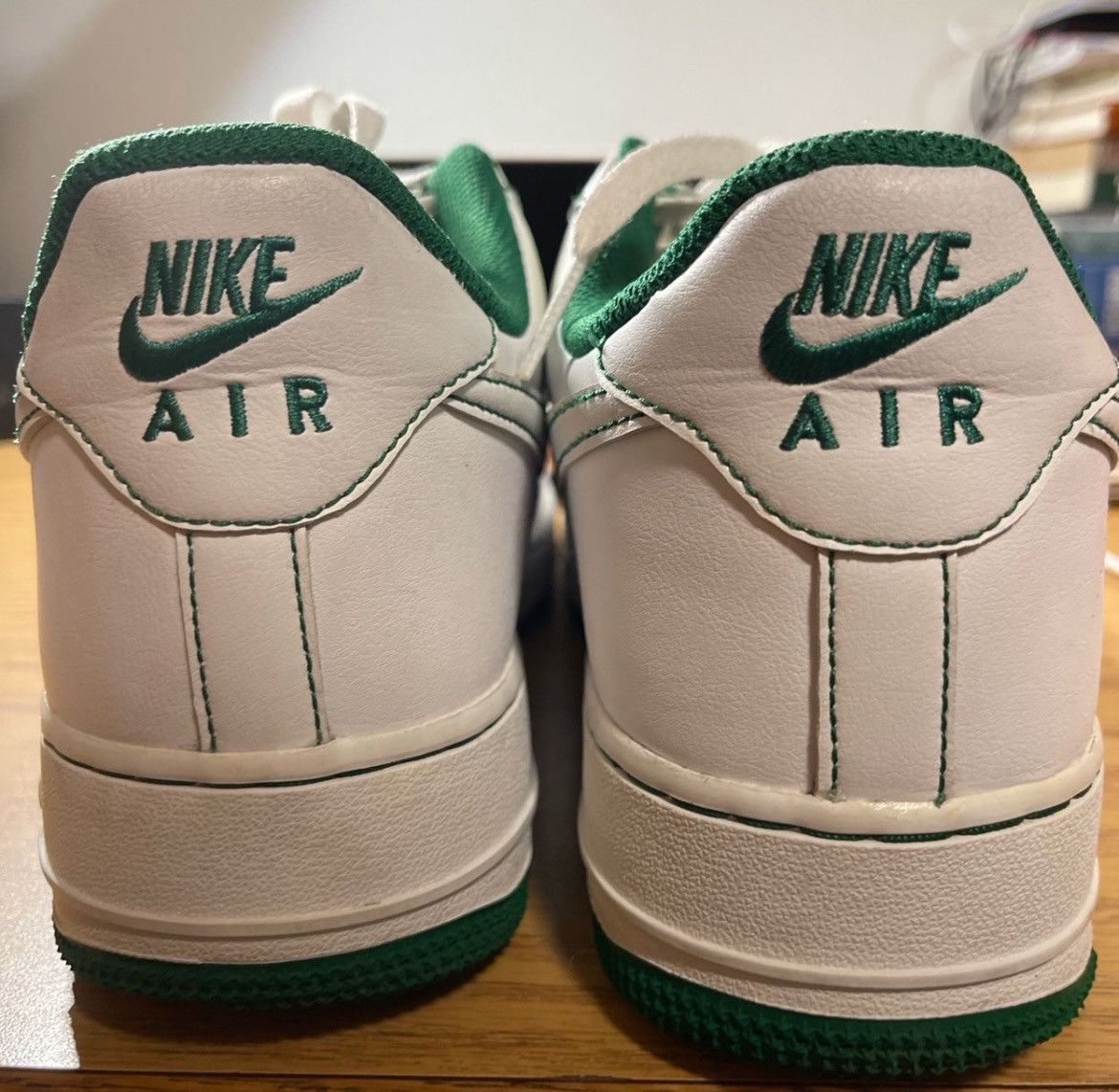 Nike Air Force 1 Pine Green 07’ contrast stitch Size US 9 / EU 42 - 2 Thumbnail