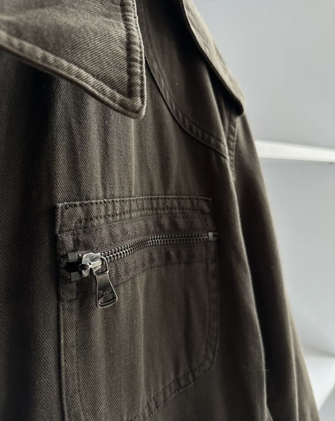 Dolce & Gabbana Vintage Dolce&Gabbana Archival Military Cargo Khaki Jacket Size US L / EU 52-54 / 3 - 4 Thumbnail