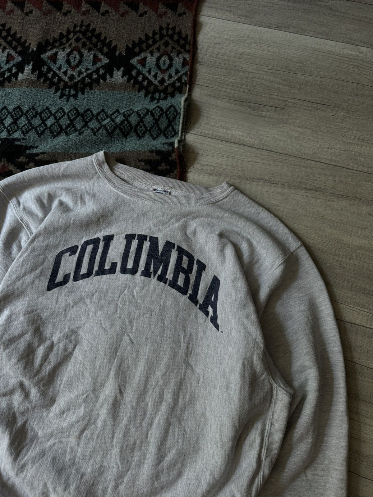 Champion 90s Vintage Champion Columbia University Sweatshirt Size US L / EU 52-54 / 3 - 2 Thumbnail