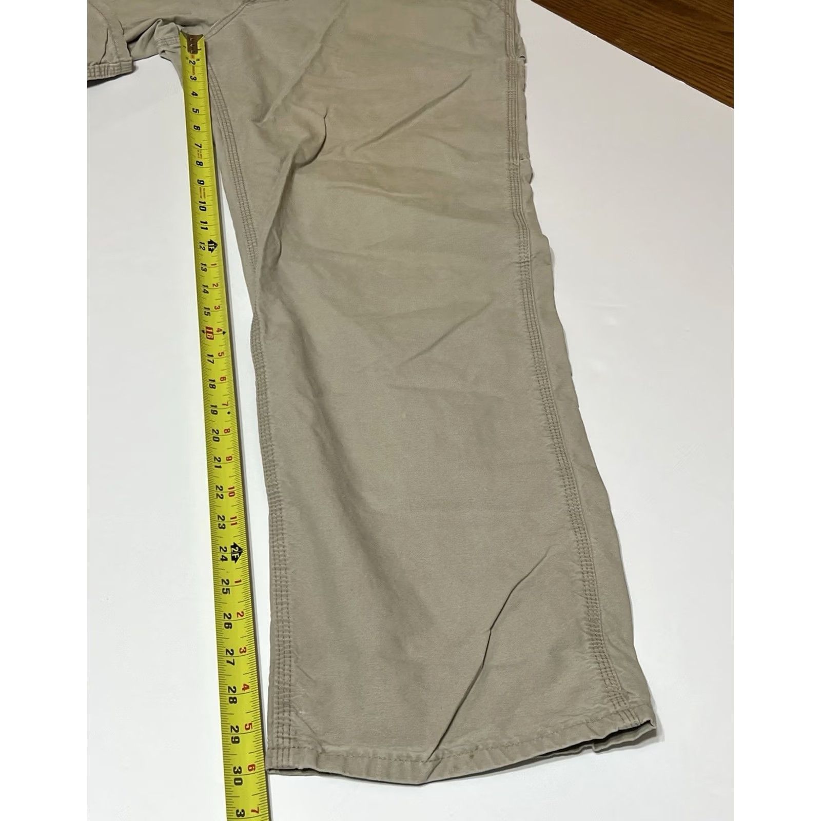 Carhartt Carhartt Pants Men 36x32 36x30 Tan Work Carpenter Stained Beige Logo Regular Inseam 30 Men Laborswork Size US 36 / EU 52 - 5 Thumbnail