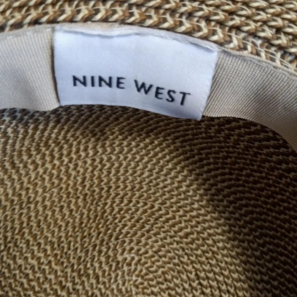 Nine West Nine West Wide Brim Straw Hat Size ONE SIZE - 6 Thumbnail