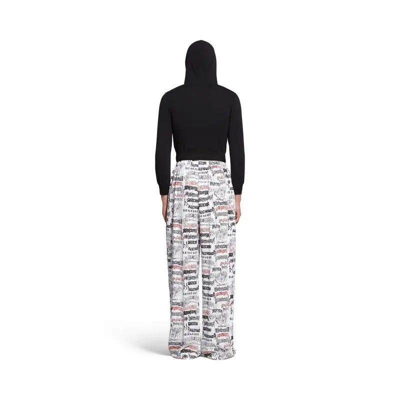 Balenciaga o1tr1nto1025 DIY Metal Allover Pyjama Pants in White Size US 34 / EU 50 - 5 Thumbnail
