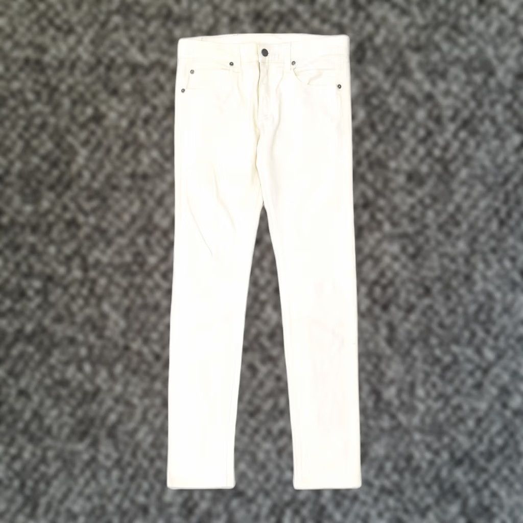 Cheap Monday CHEAP MONDAY Womens Jeans White Cotton Slim Straight W30 L32 Size 30" / US 8 / IT 44 - 1 Thumbnail