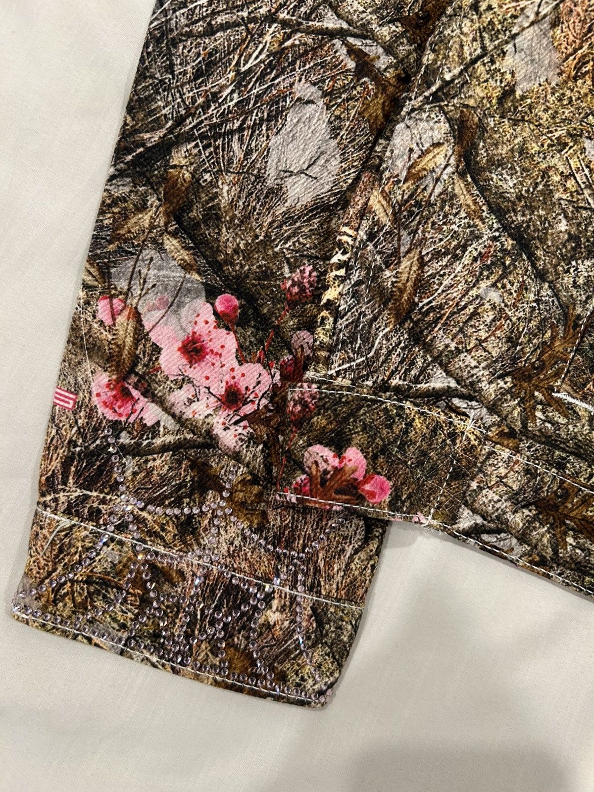 Sp5der Sp5der Trucker Jacket Real Tree Camo 2 All Over Rhinestone Size US M / EU 48-50 / 2 - 3 Thumbnail