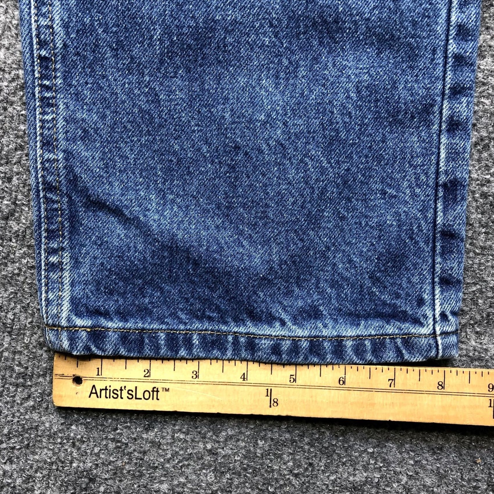 Carhartt Carhartt Jeans Mens 33x30 Blue B160 DST Relaxed Straight Denim Pants Size US 33 - 4 Thumbnail