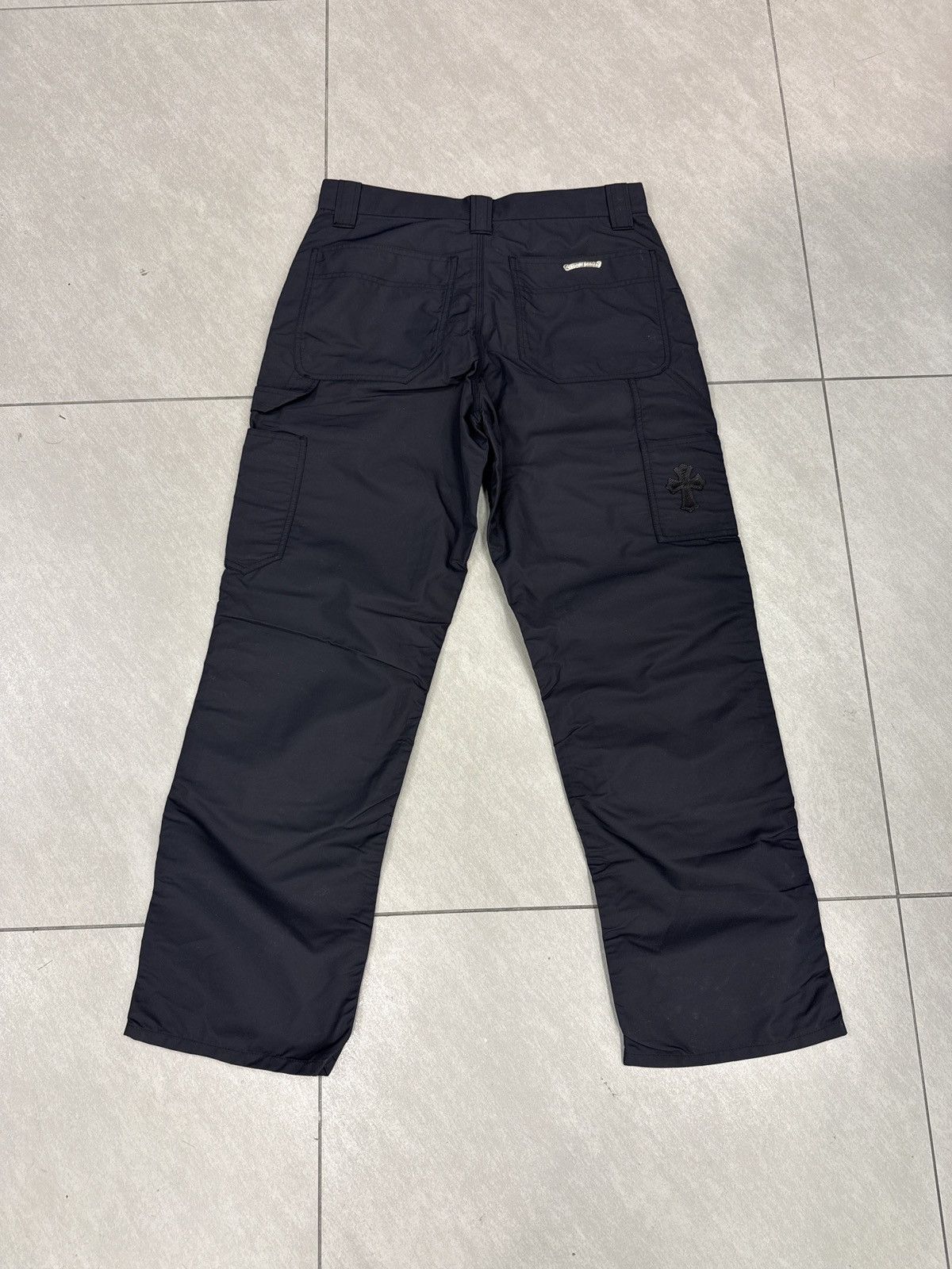 Chrome Hearts Chrome Hearts Double Knee Nylon Leather Carpenter Pants Size US 30 / EU 46 - 2 Thumbnail