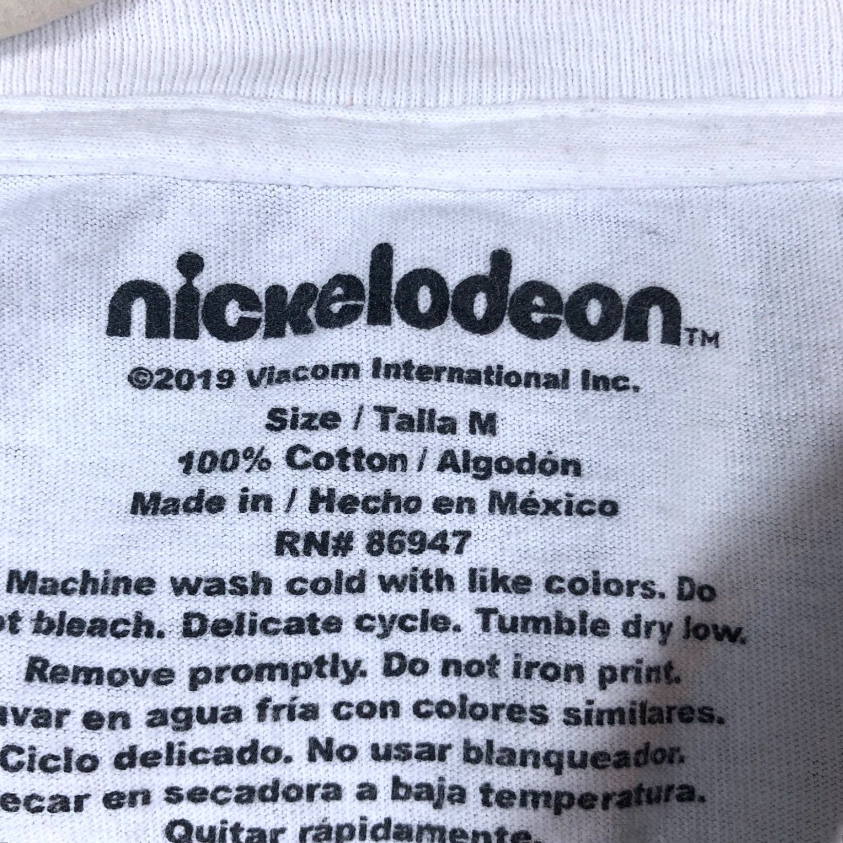 Nickelodeon Nickelodeon Toons Group Photo T-shirt Graphic Tee Short Sleeve Cotton Medium Size US M / EU 48-50 / 2 - 6 Thumbnail
