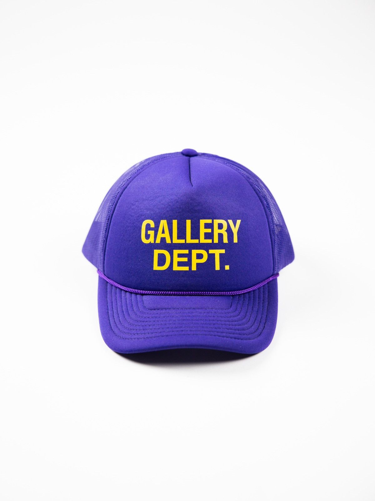 image of Gallery Dept. Gd Logo Trucker Hat in Purple, Men's