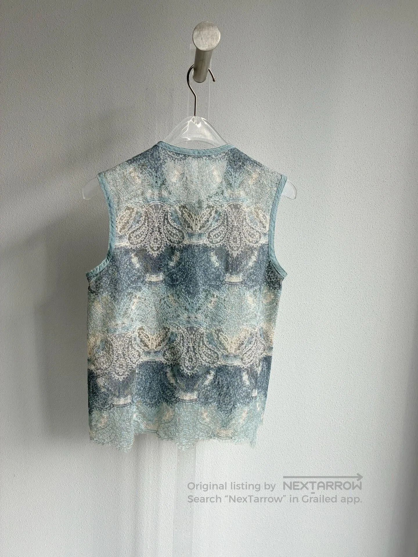 Ermanno Scervino Ermanno Scervino Blue Sleeveless Vest. Size S / US 4 / IT 40 - 2 Thumbnail