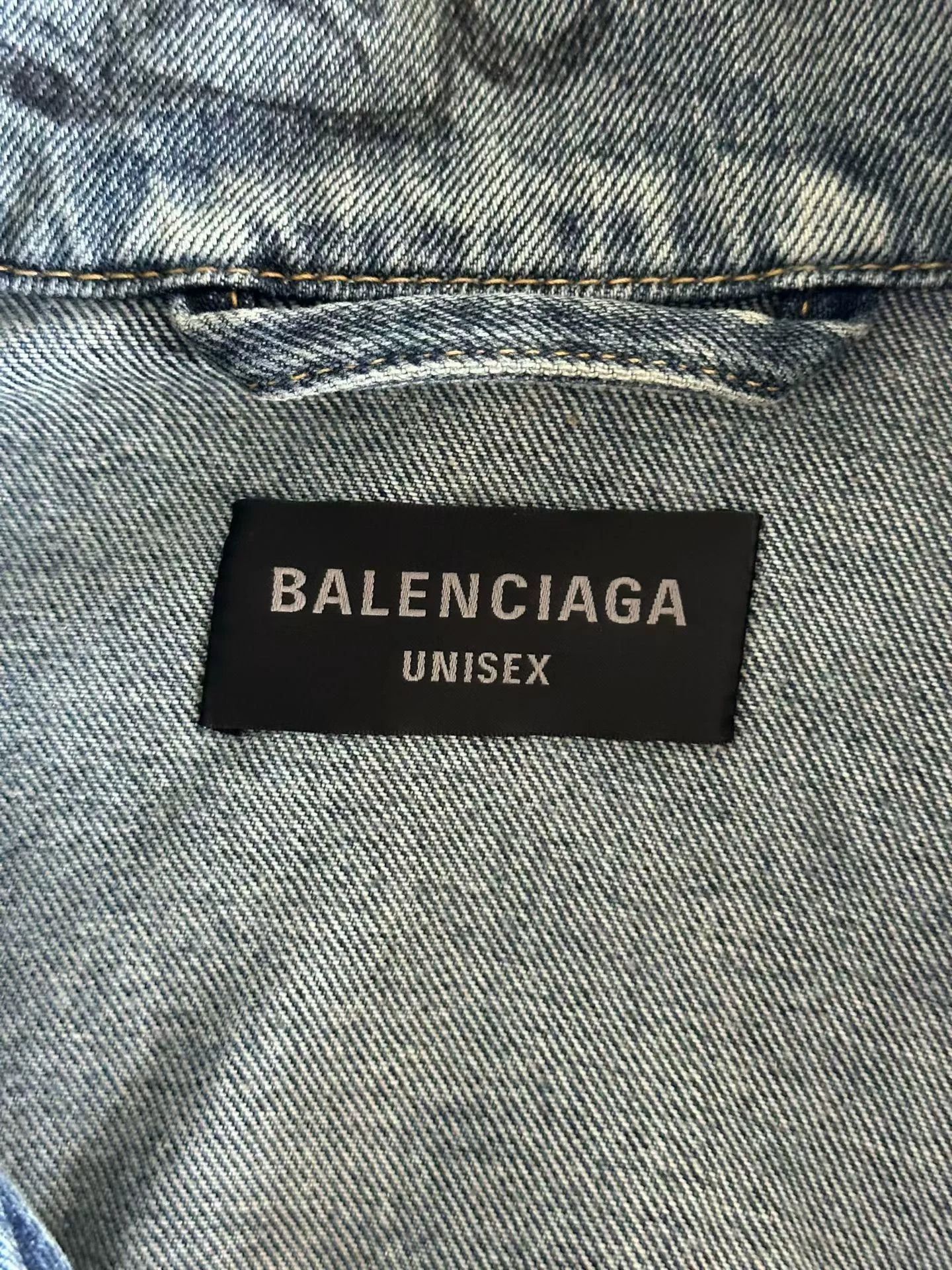 Balenciaga Balenciaga Doodle Denim Jacket Size 2 New Size US M / EU 48-50 / 2 - 3 Thumbnail